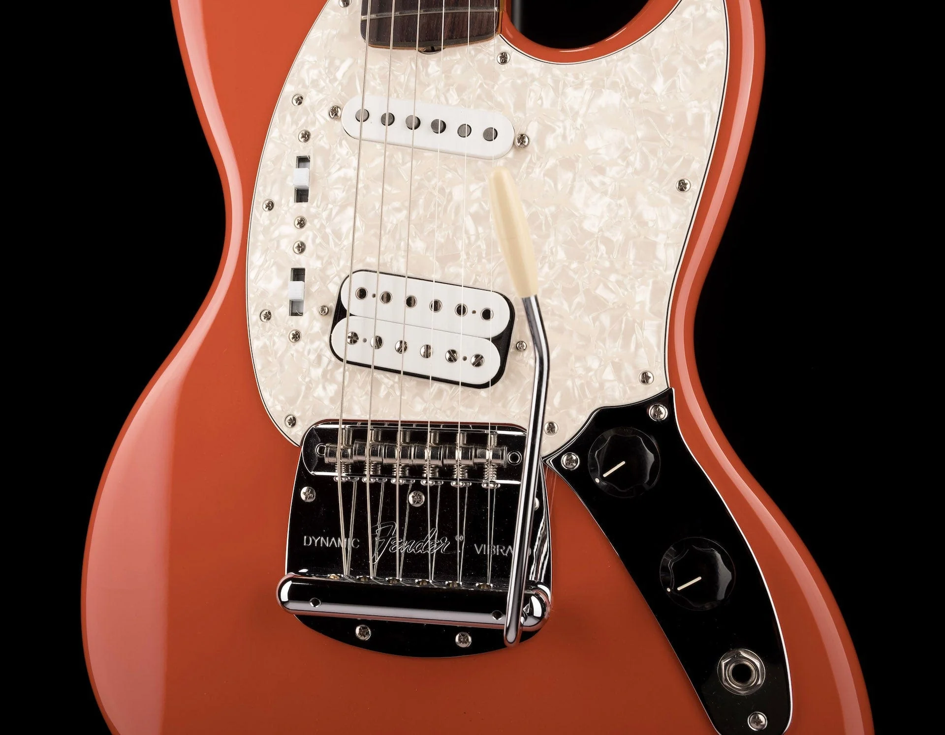 Used 2021 Fender Kurt Cobain Jag-Stang Fiesta Red with Gig Bag - Image 6