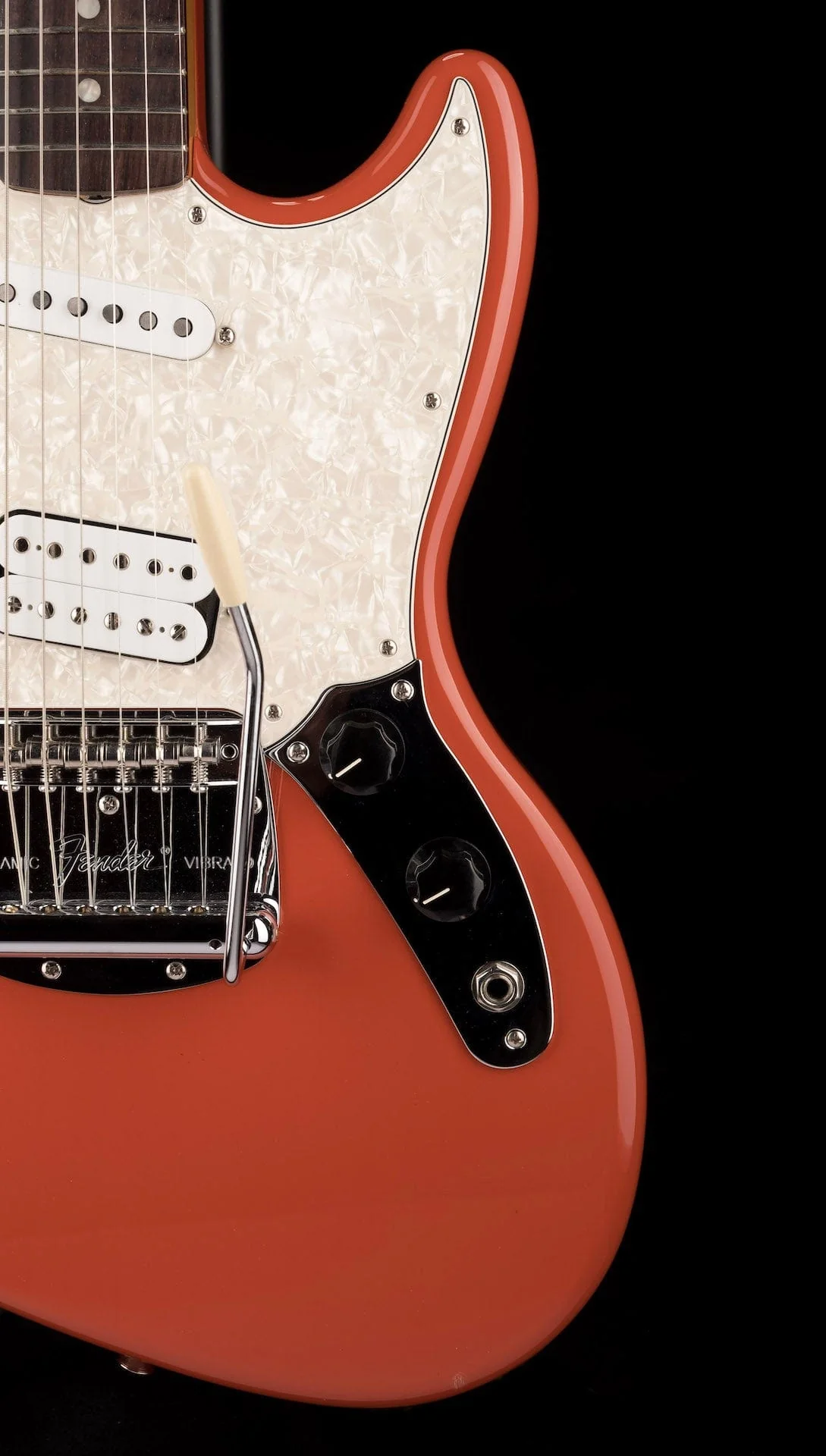 Used 2021 Fender Kurt Cobain Jag-Stang Fiesta Red with Gig Bag - Image 9