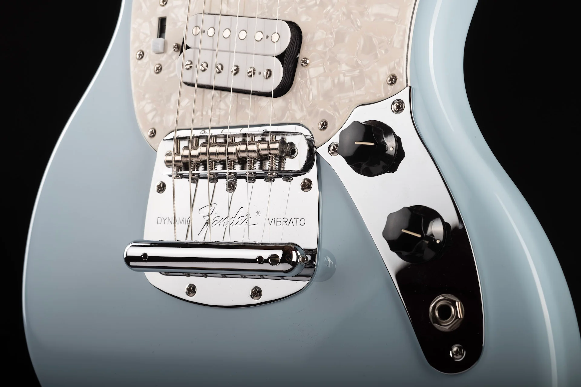 Used Fender Kurt Cobain Jag-Stang Sonic Blue with Gig Bag - Image 5