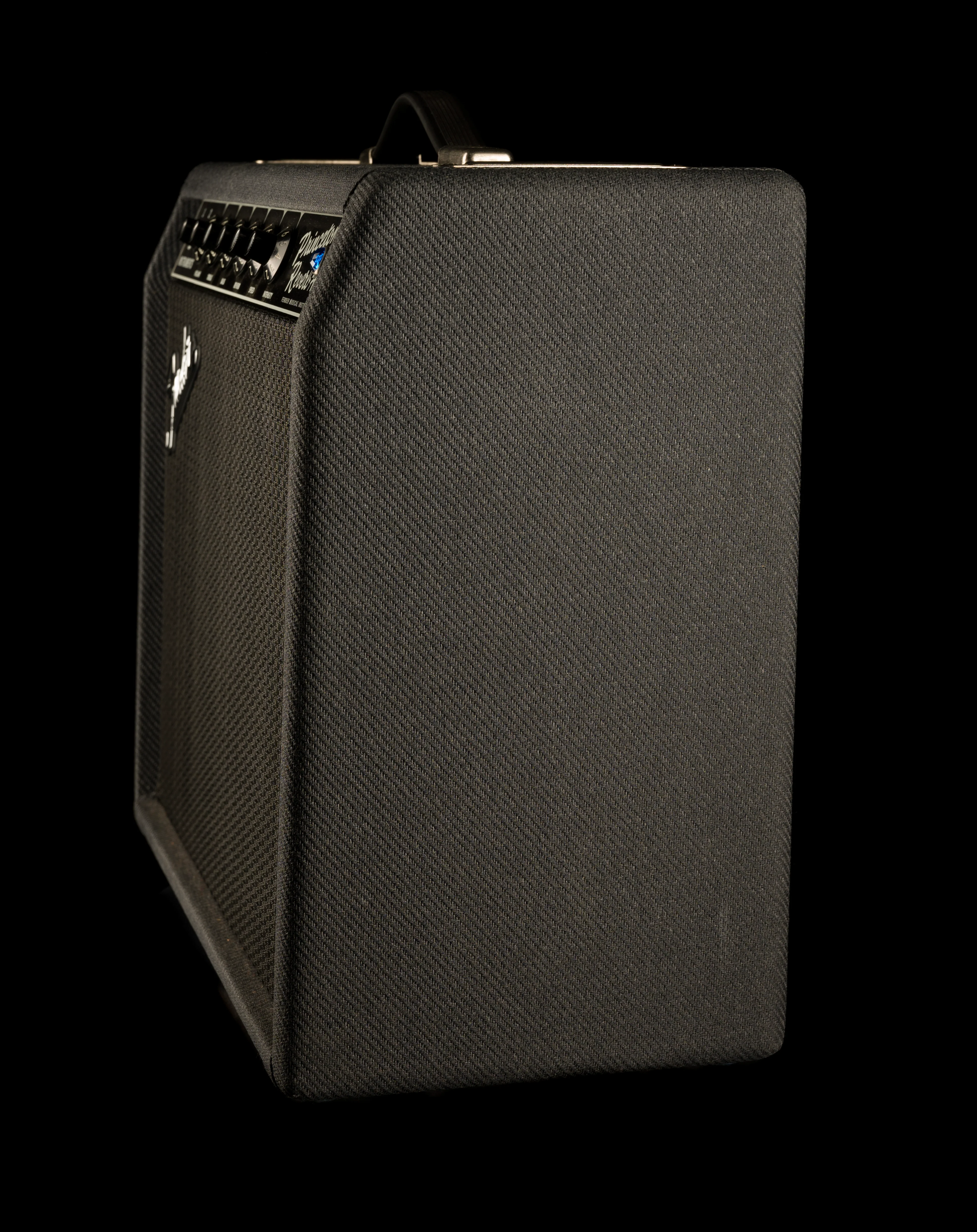 Used Fender Limited Edition '68 Princeton Black Lacquered Tweed Guitar Amp Combo With Cover And Footswitch - Image 6