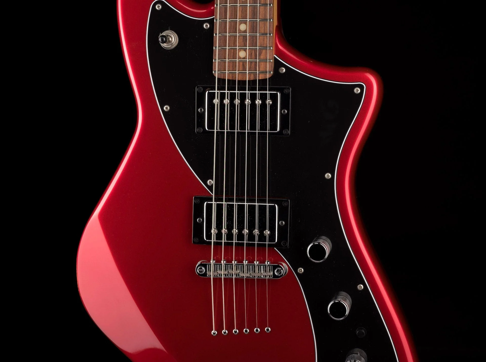 Used Fender Limited Edition Alternate Reality Meteora HH Candy Apple Red - Image 10