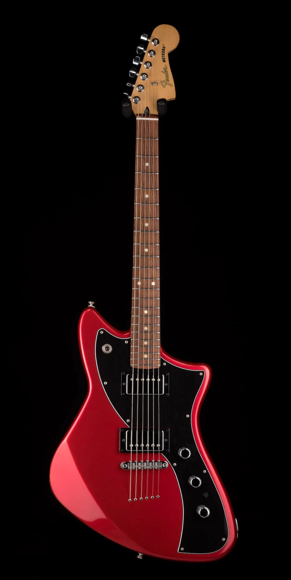 Used Fender Limited Edition Alternate Reality Meteora HH Candy Apple Red - Image 2
