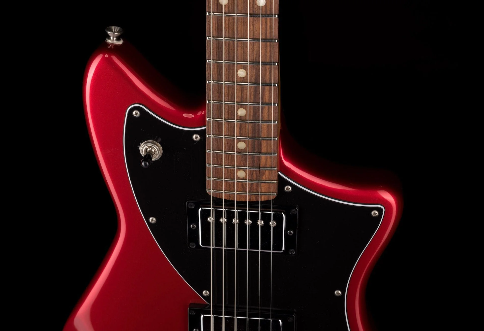 Used Fender Limited Edition Alternate Reality Meteora HH Candy Apple Red - Image 3
