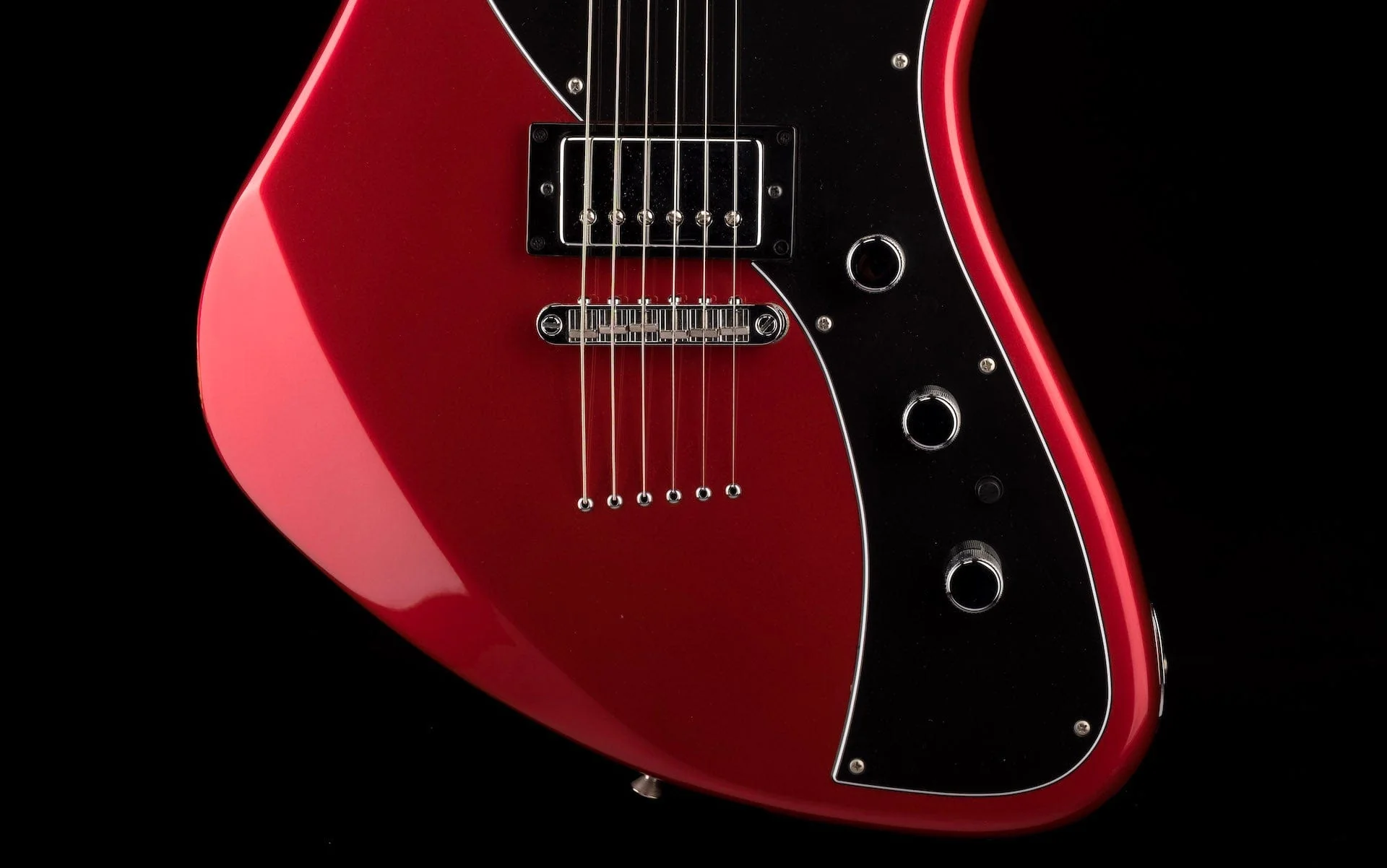 Used Fender Limited Edition Alternate Reality Meteora HH Candy Apple Red - Image 5