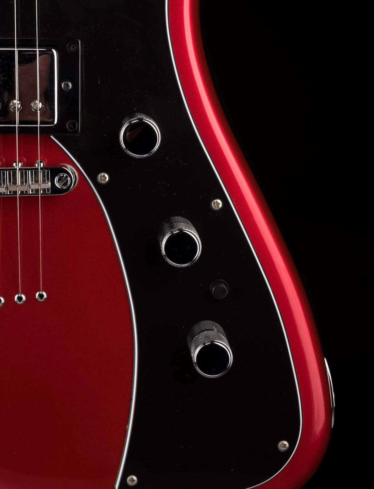 Used Fender Limited Edition Alternate Reality Meteora HH Candy Apple Red - Image 7