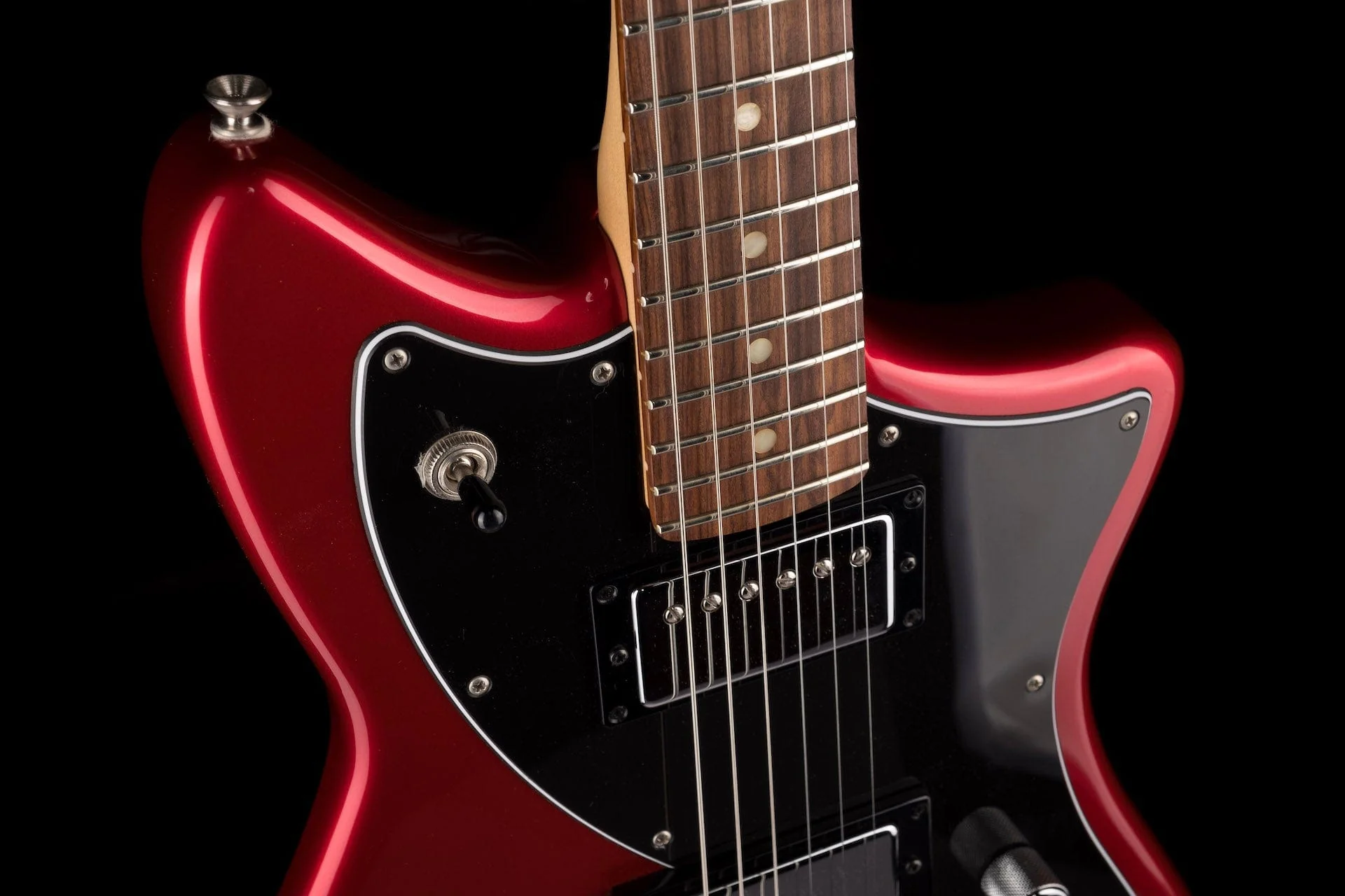 Used Fender Limited Edition Alternate Reality Meteora HH Candy Apple Red - Image 8