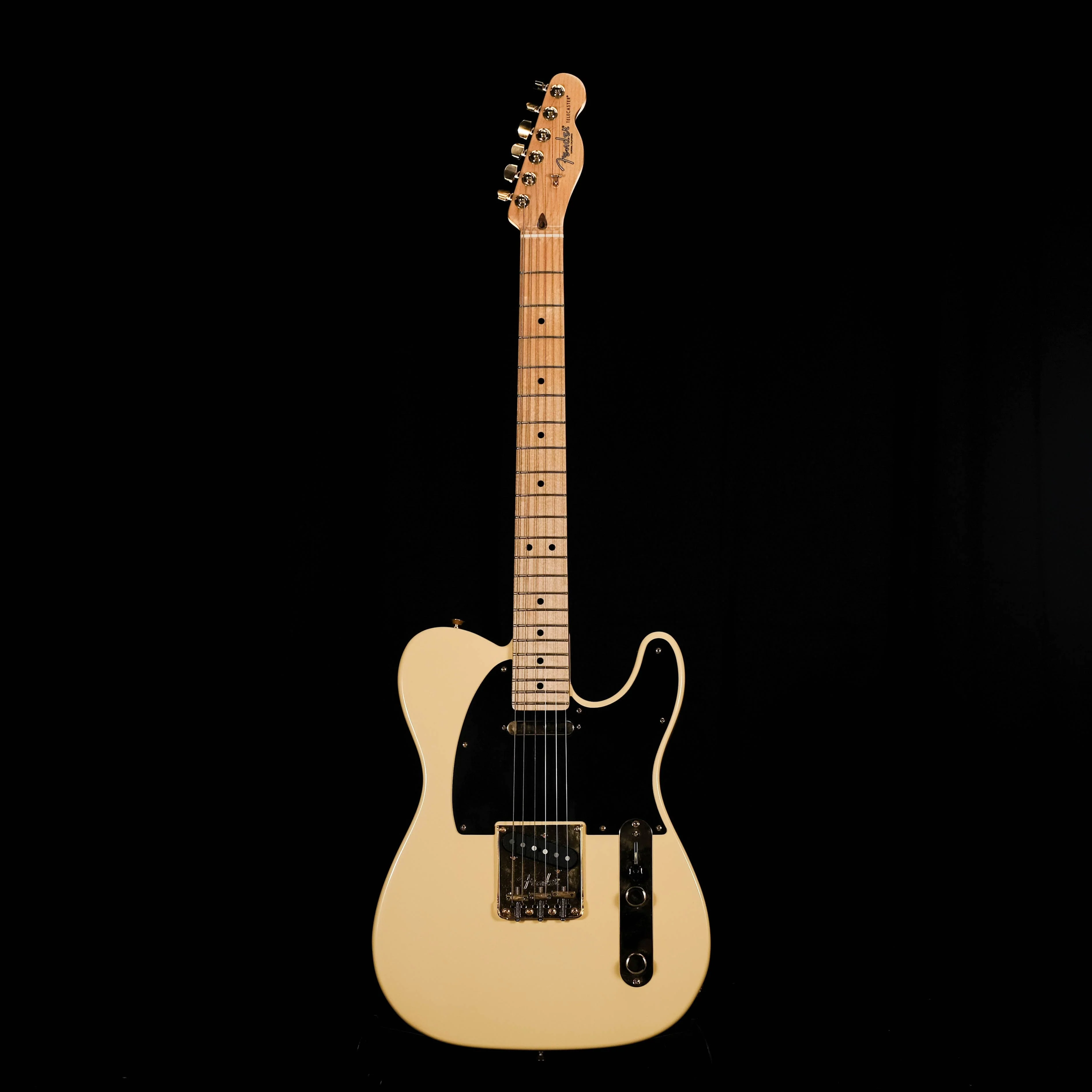 Used Fender Limited Edition American Pro Telecaster Vintage White Gold Hardware G&G Case - Image 2