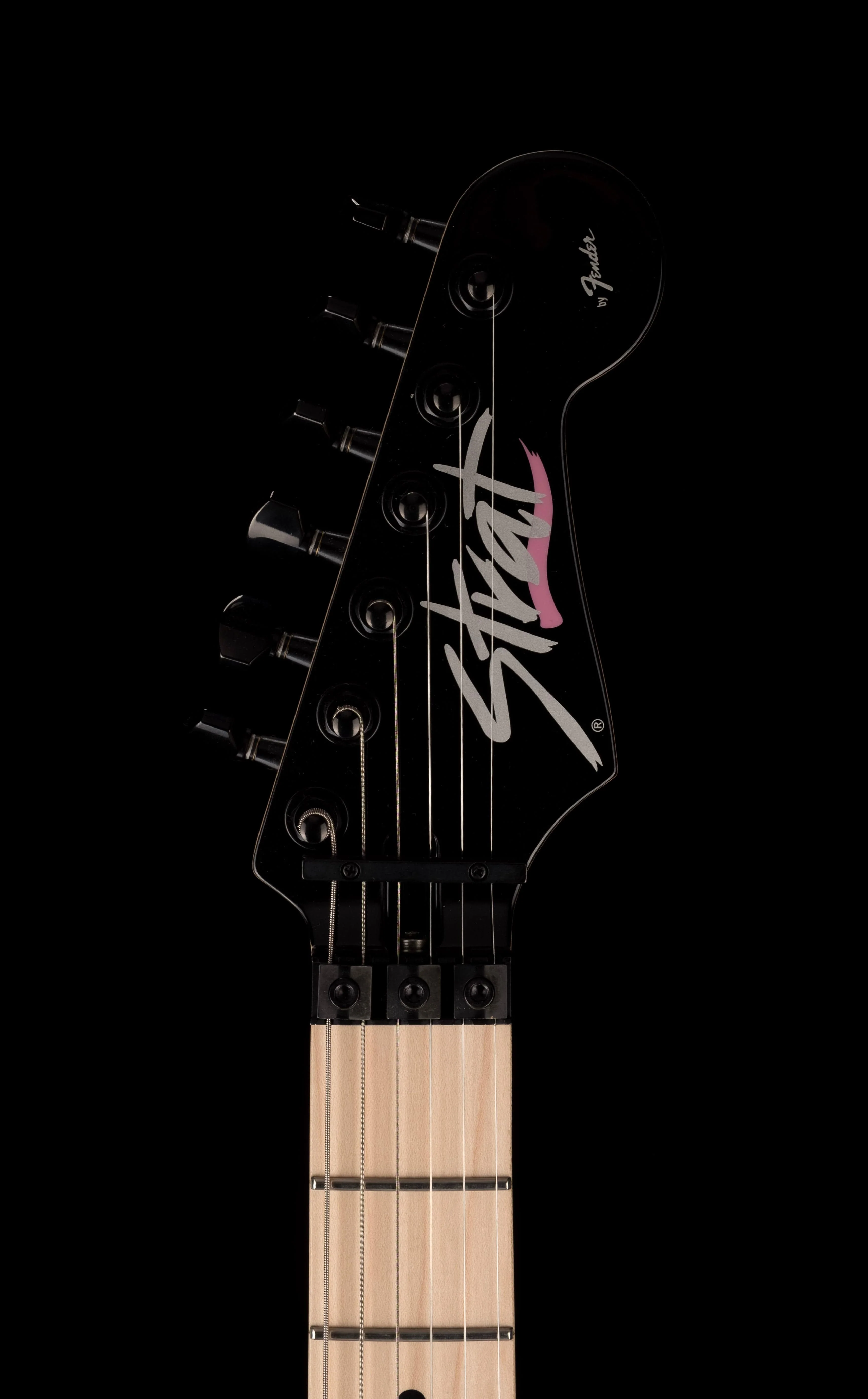 Used Fender Limited Edition HM Strat Maple Fingerboard Flash Pink Electric Guitar With Bag - Image 8