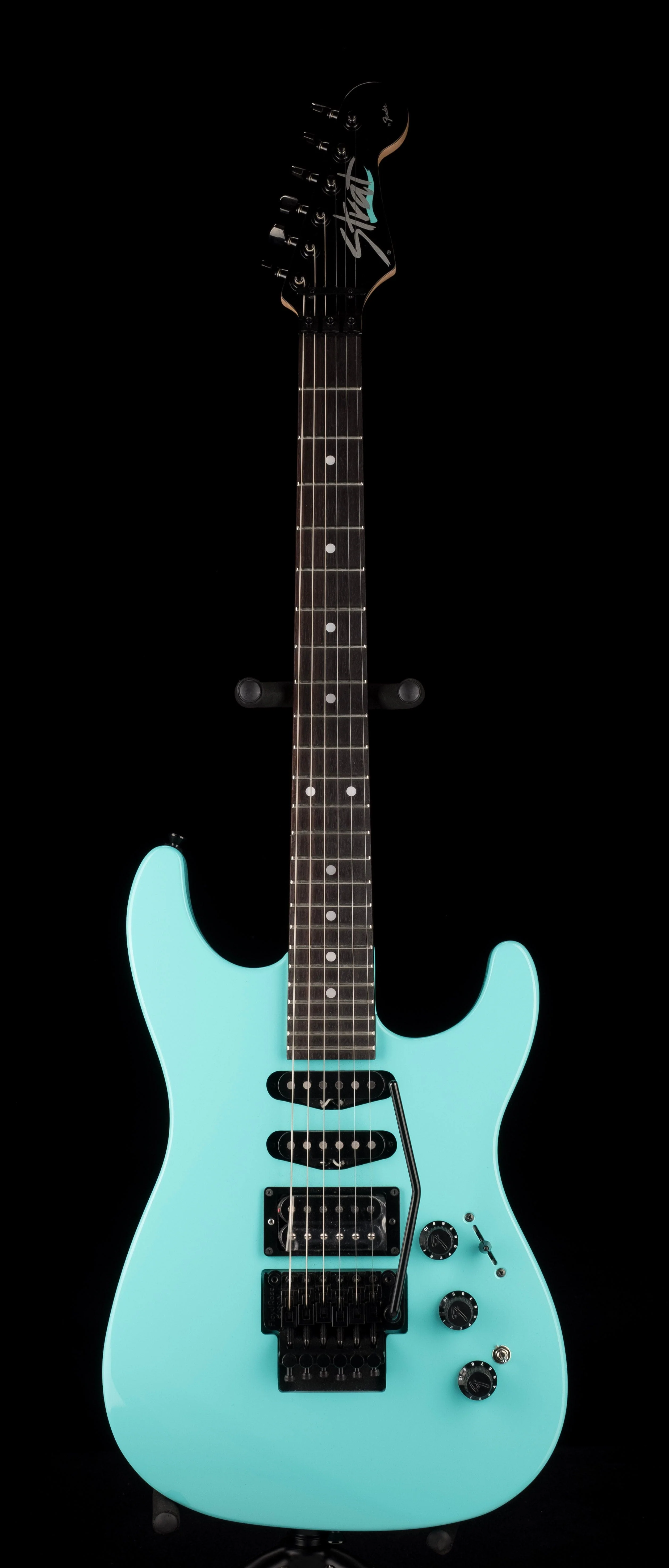 Used Fender Limited Edition HM Strat Rosewood Fingerboard Ice Blue Electric Guitar With Bag - Image 2