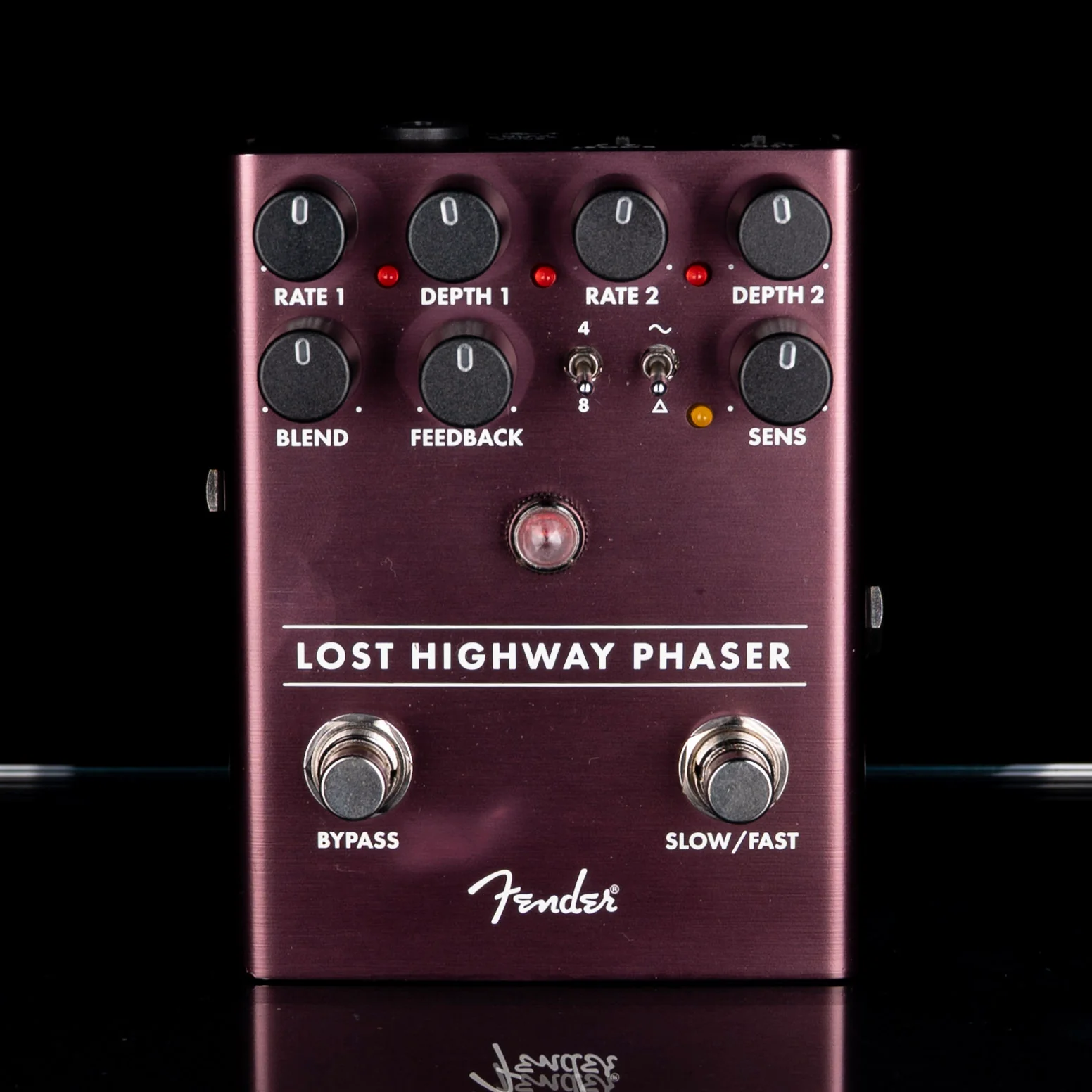 Used Fender Lost Highway Phaser Pedal With Box - Image 2