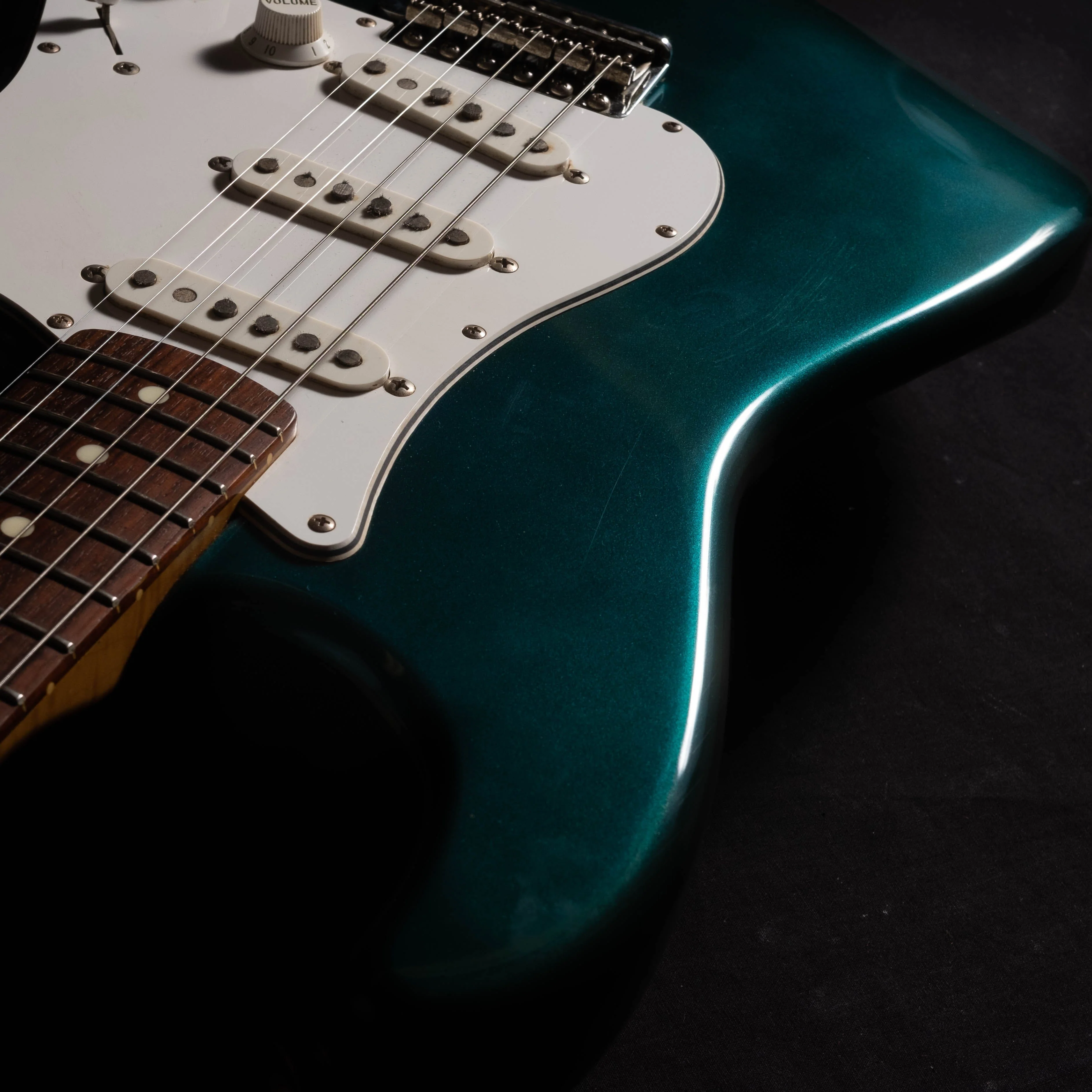 Used Fender Made in Japan 40th Anniversar Stratocaster - Sherwood Green With Bag MIJ - Image 12