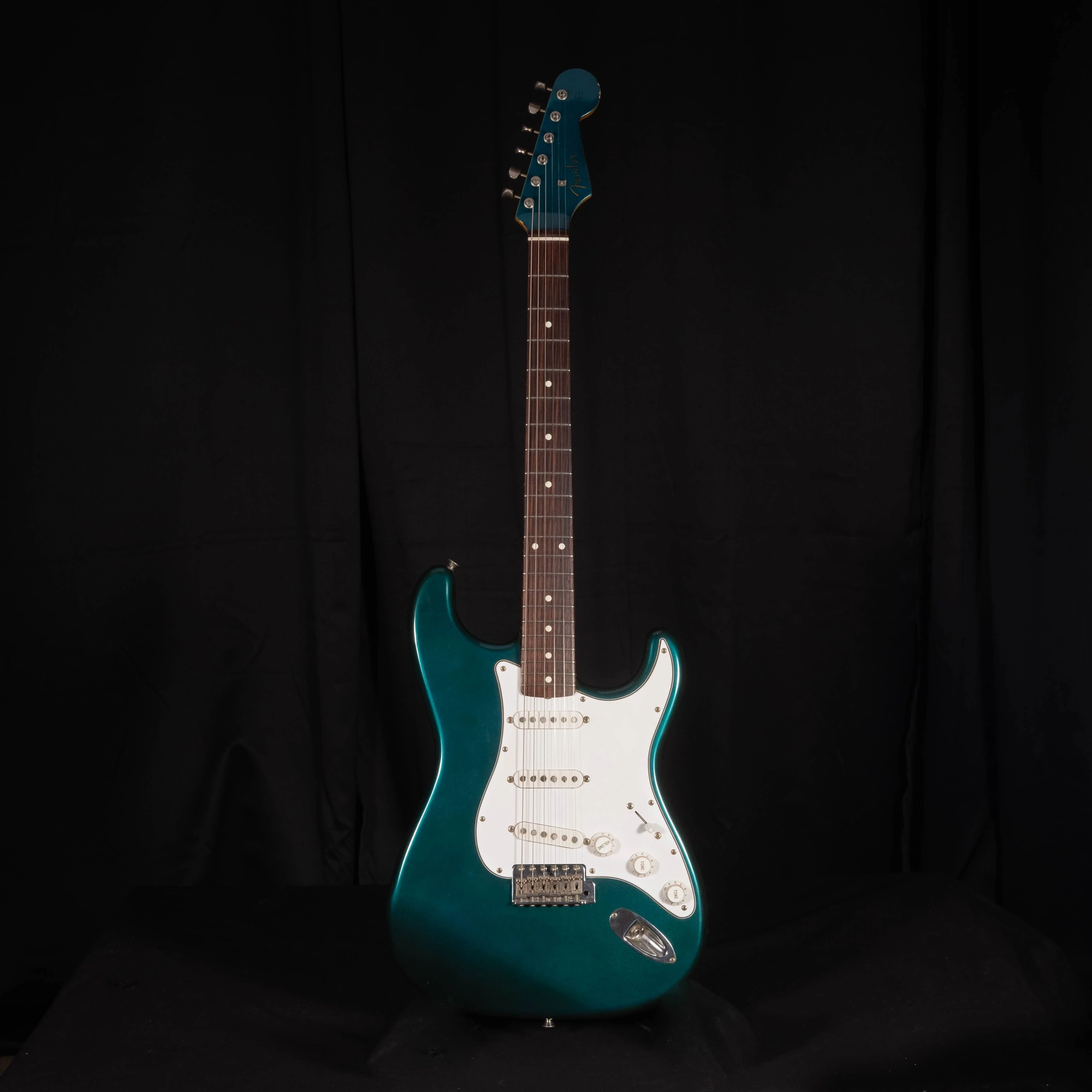 Used Fender Made in Japan 40th Anniversar Stratocaster - Sherwood Green With Bag MIJ - Image 2