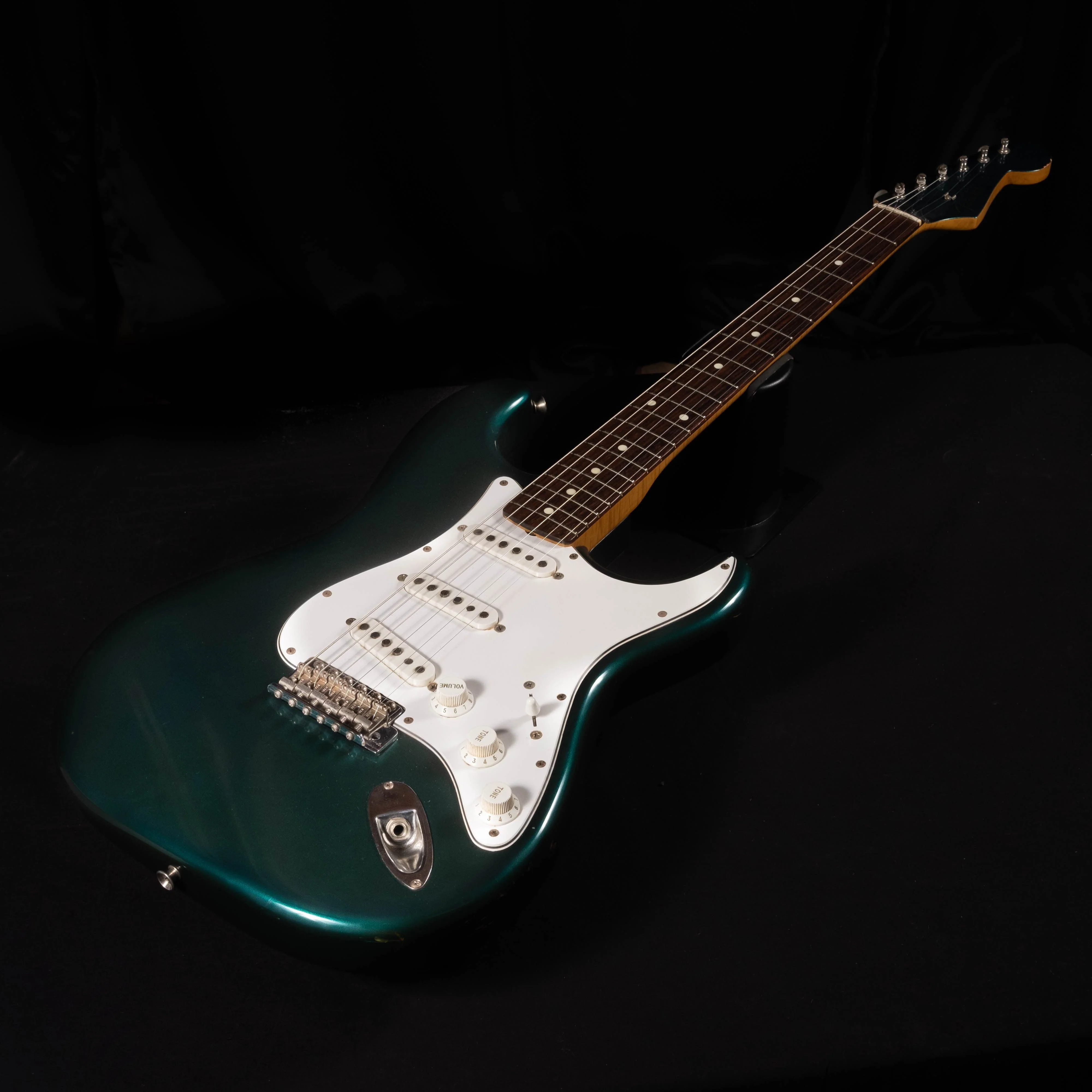 Used Fender Made in Japan 40th Anniversar Stratocaster - Sherwood Green With Bag MIJ - Image 3