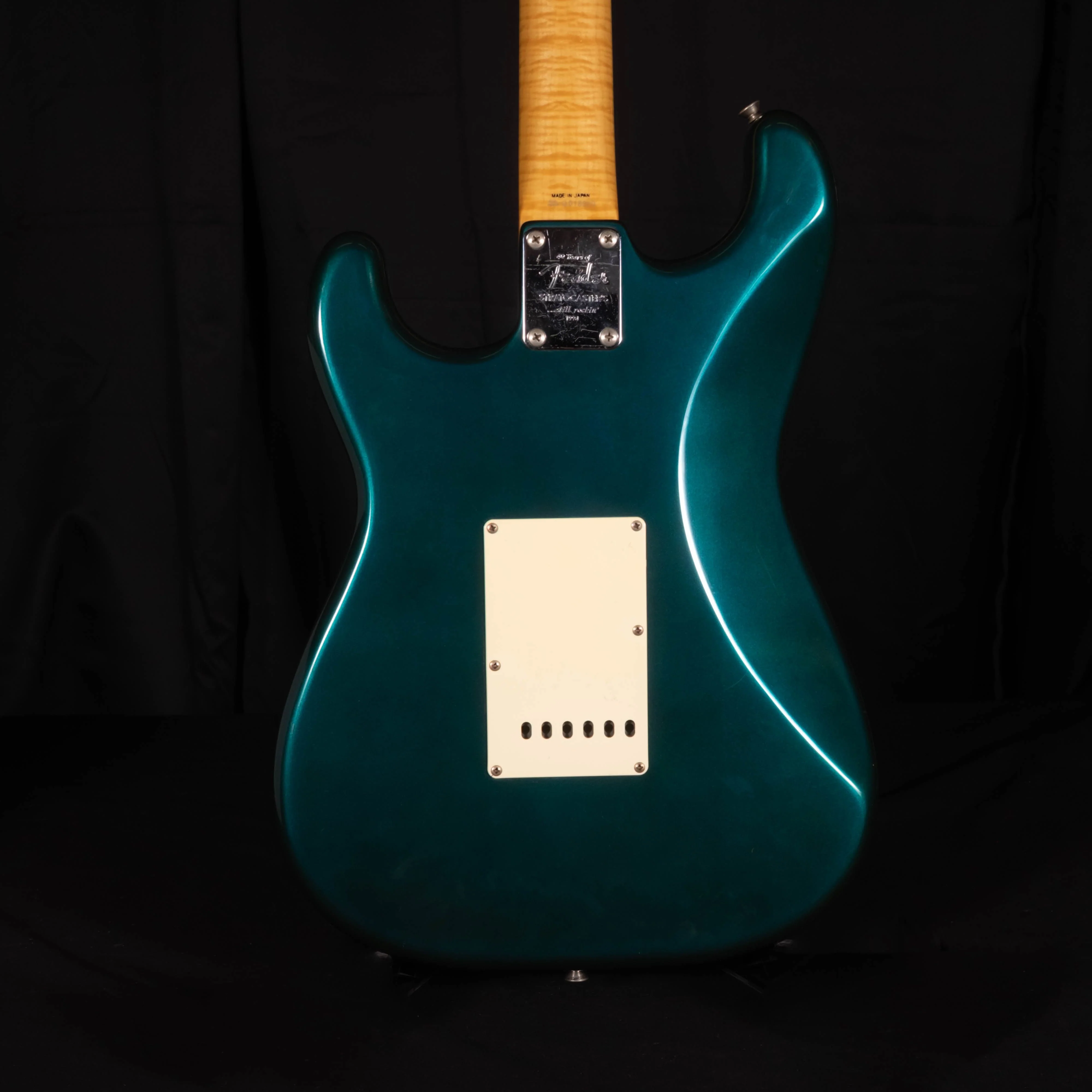 Used Fender Made in Japan 40th Anniversar Stratocaster - Sherwood Green With Bag MIJ - Image 7