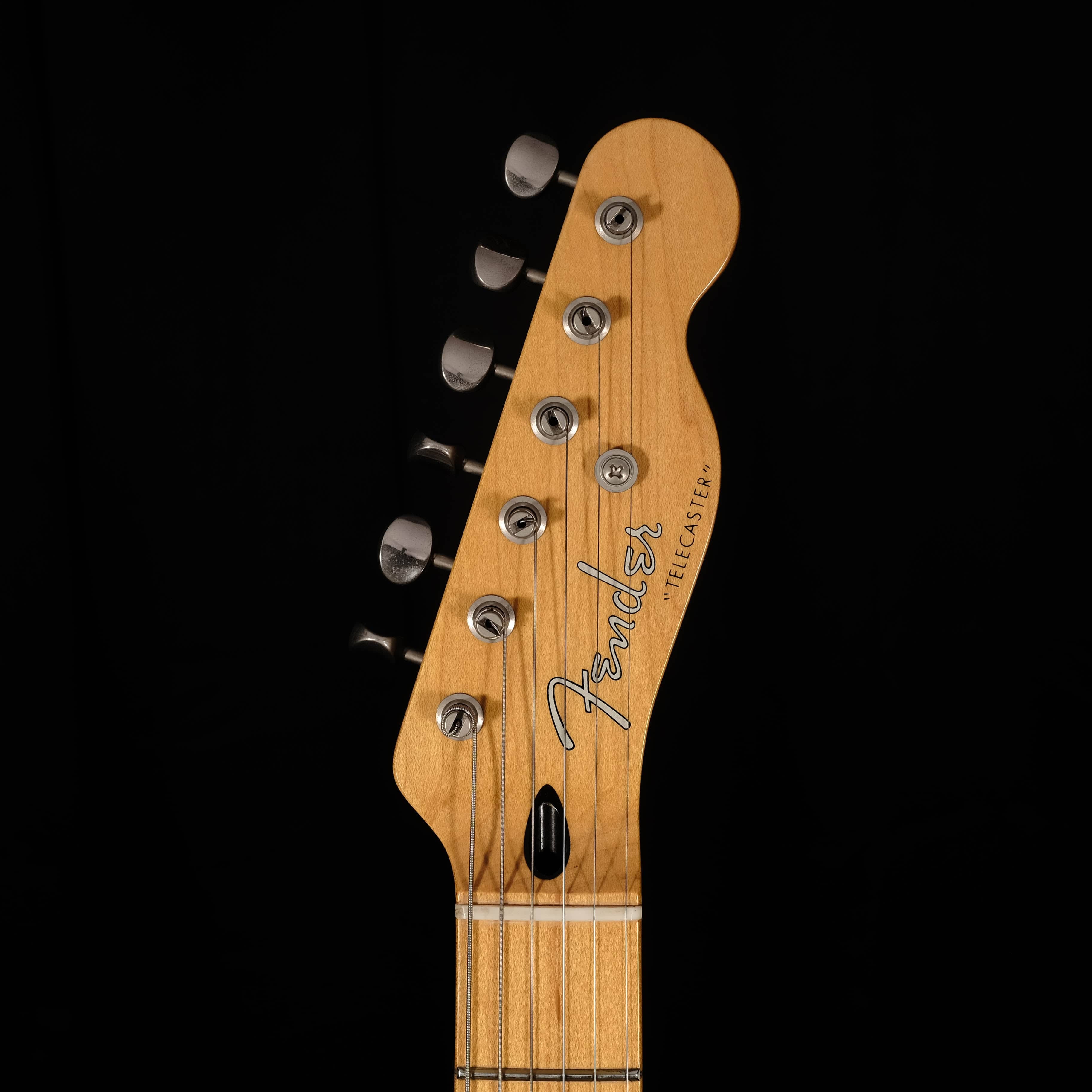 Used Fender Crafted in Japan HSS Maple Neck Tele Thinline - Blue Burst With Bag - Image 10
