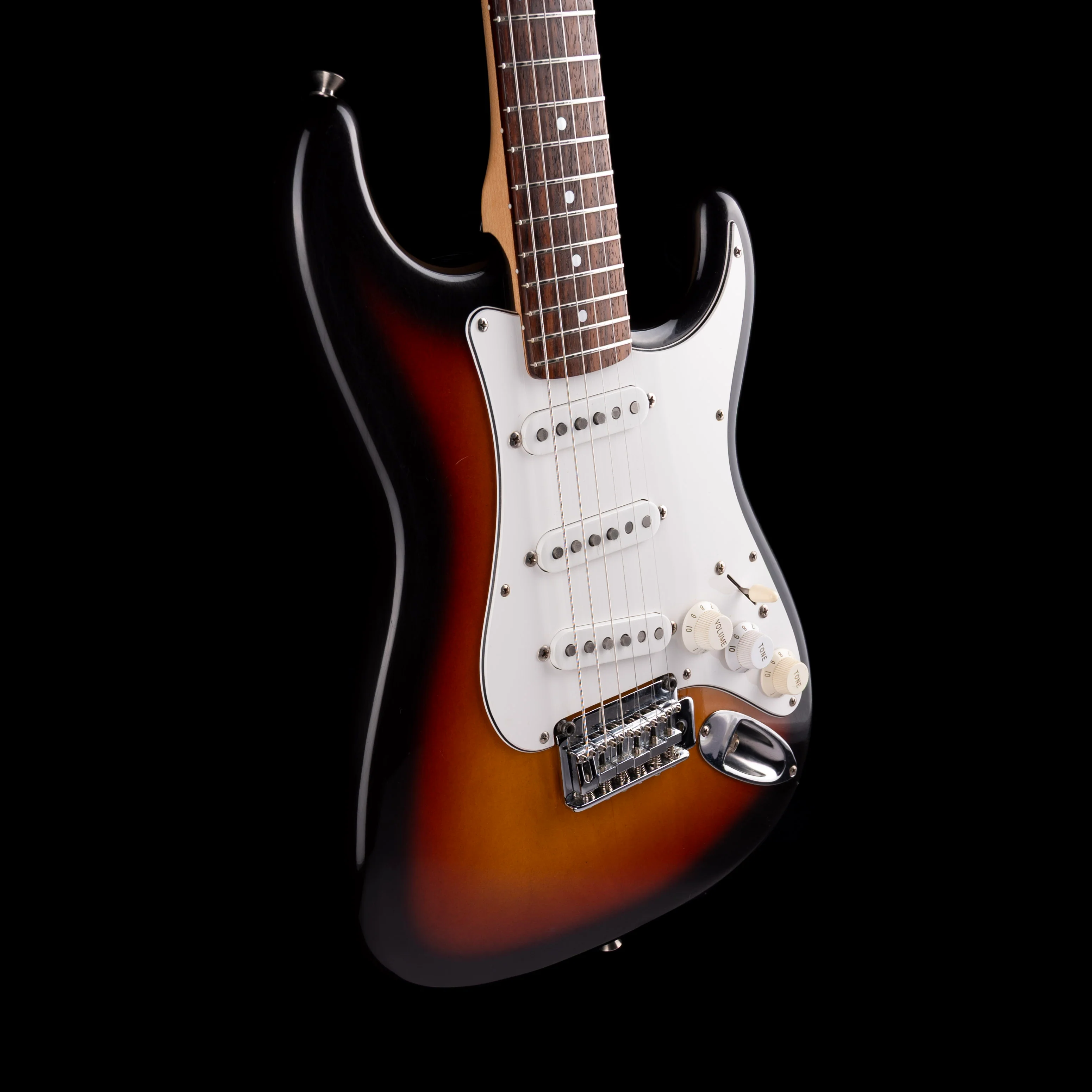 Used Fender Made in Japan Stratocaster Junior 3-Tone Sunburst - Image 6
