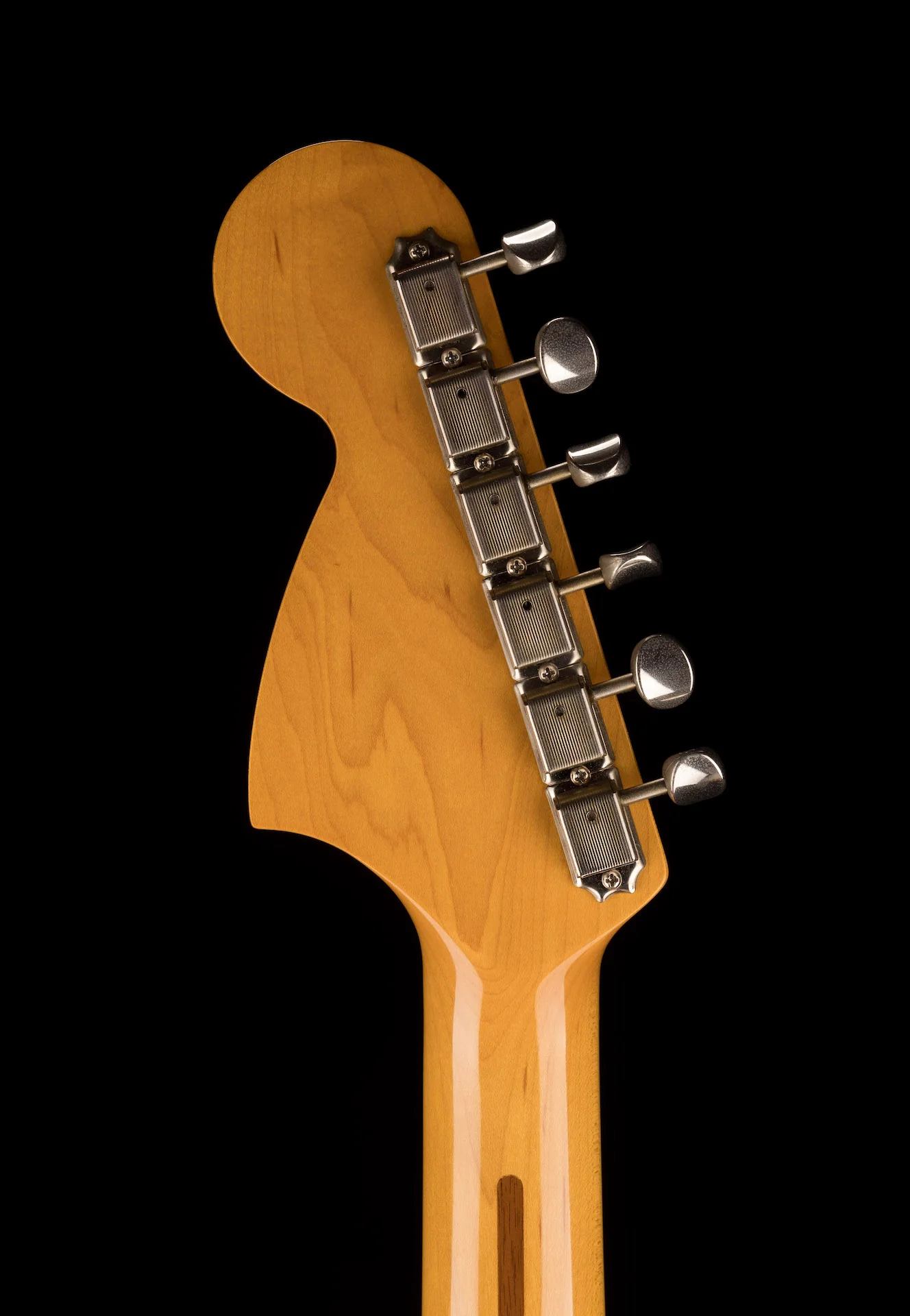 Used Fender Made in Japan MG77 Mustang Natural Ash Electric Guitar - Image 17