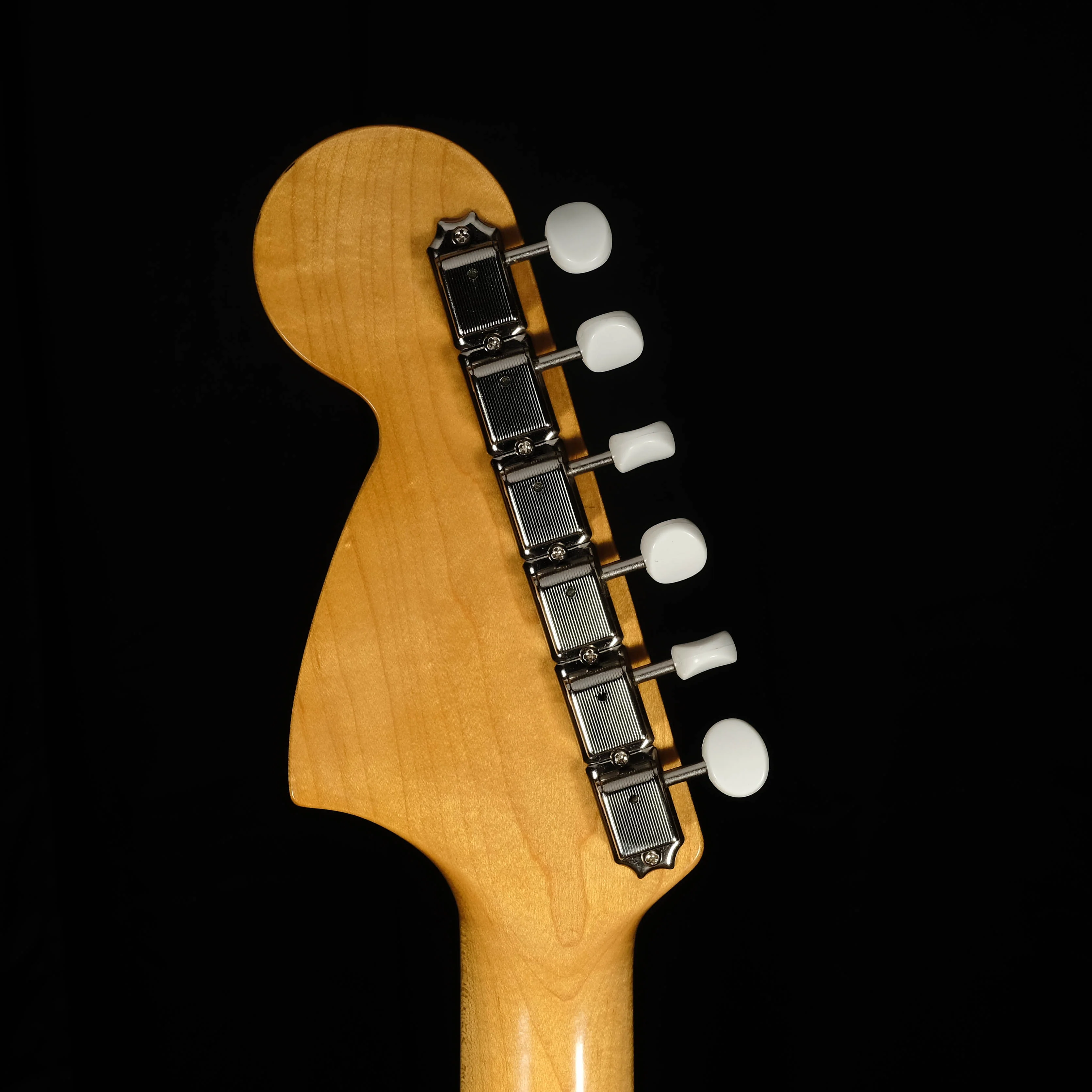 Used '94 Fender Japan Mustang Competition Stripe Orange Guitar With Bag MIJ - Image 12