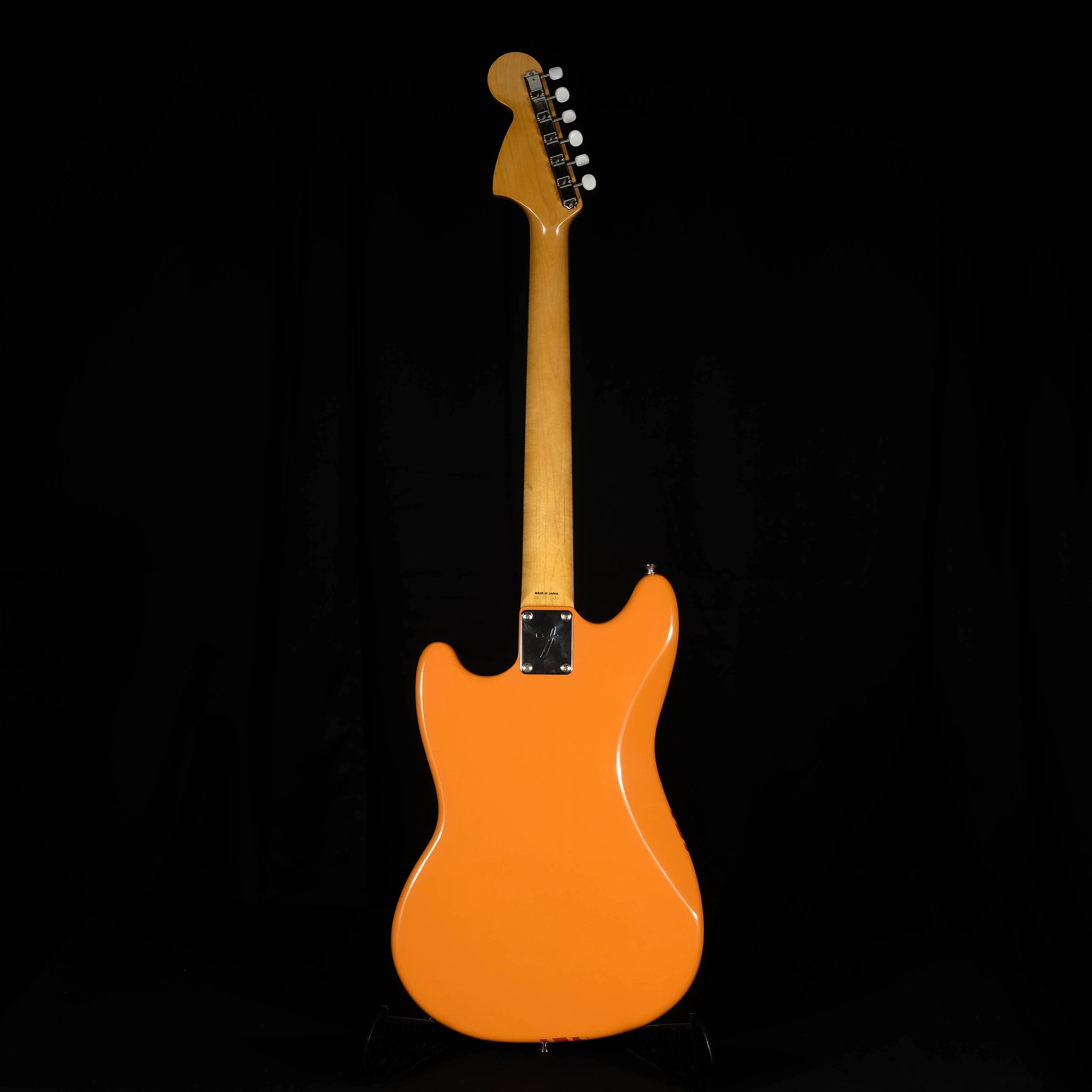 Used '94 Fender Japan Mustang Competition Stripe Orange Guitar With Bag MIJ - Image 8