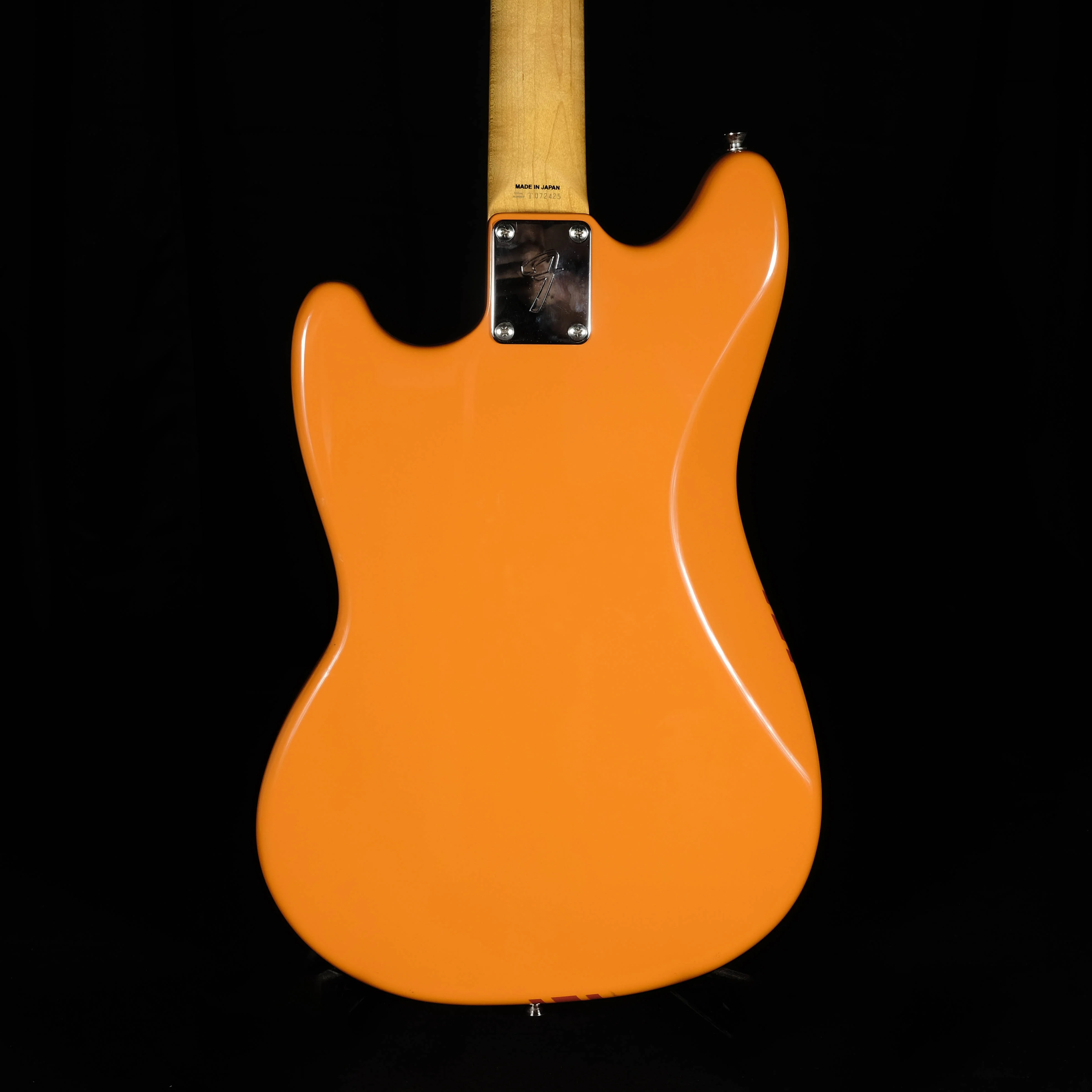 Used '94 Fender Japan Mustang Competition Stripe Orange Guitar With Bag MIJ - Image 9