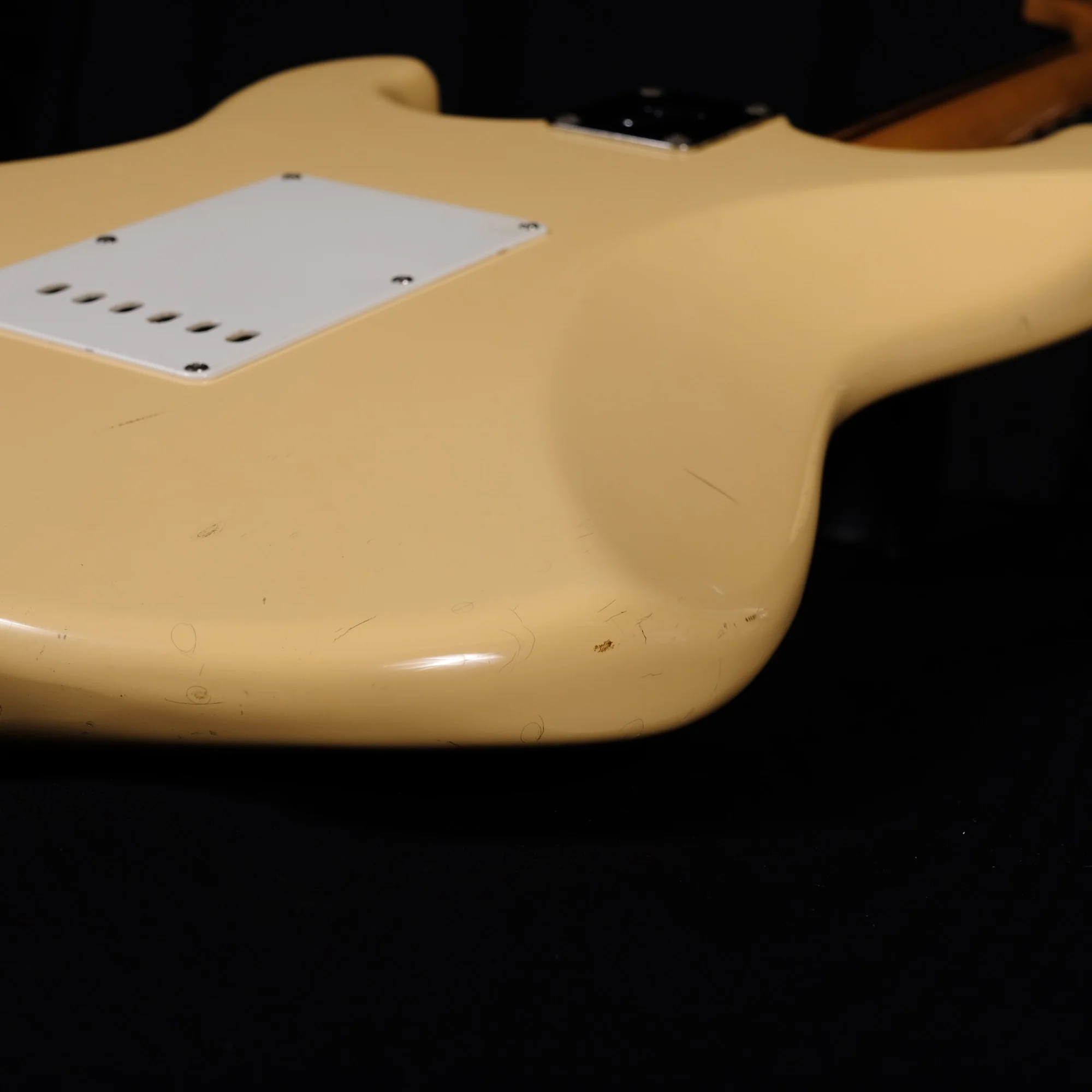Used '93 Fender Japan Yngwie Malmsteen Signature Maple Neck Stratocaster Vintage White W/ Bag CIJ - Image 10