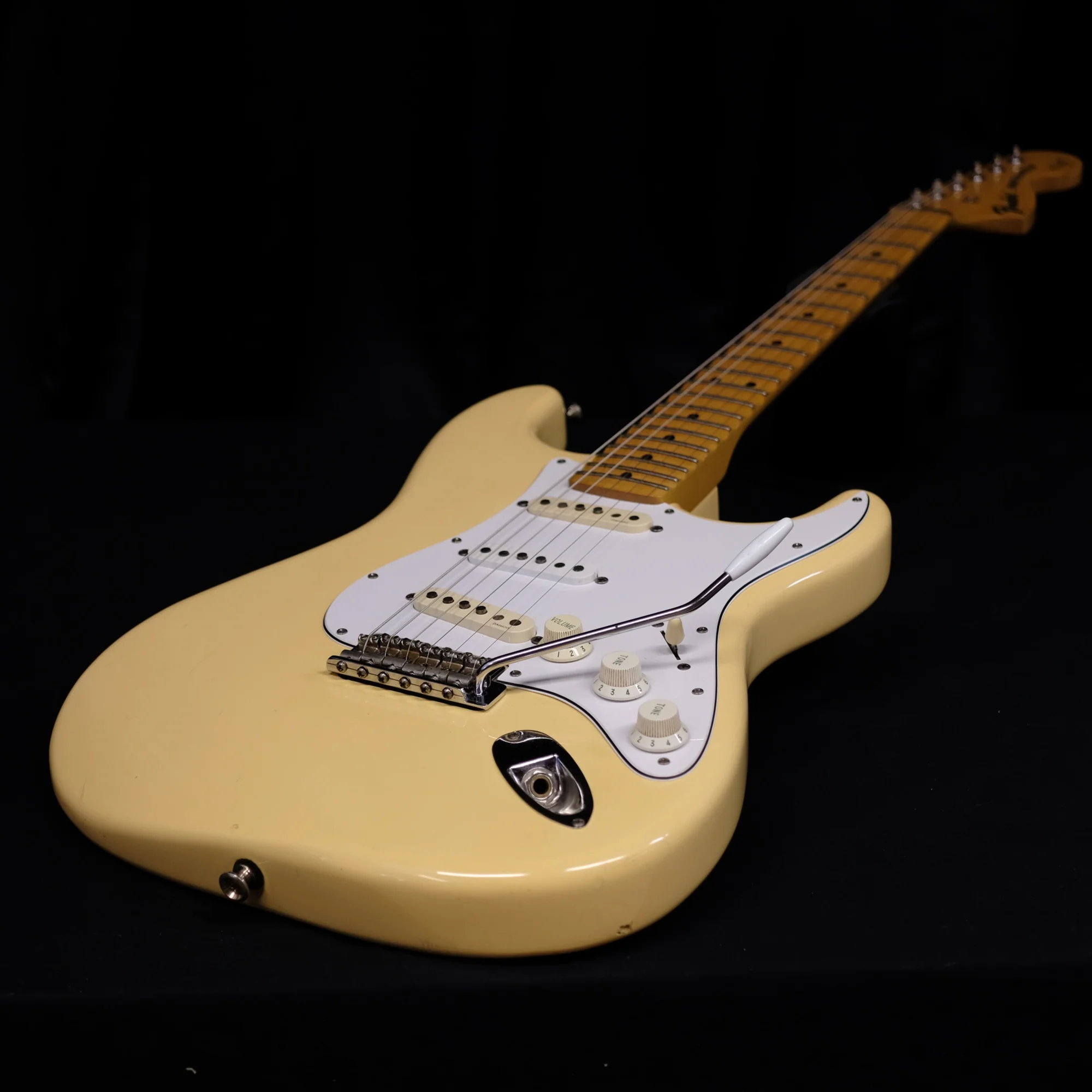 Used '93 Fender Japan Yngwie Malmsteen Signature Maple Neck Stratocaster Vintage White W/ Bag CIJ - Image 3