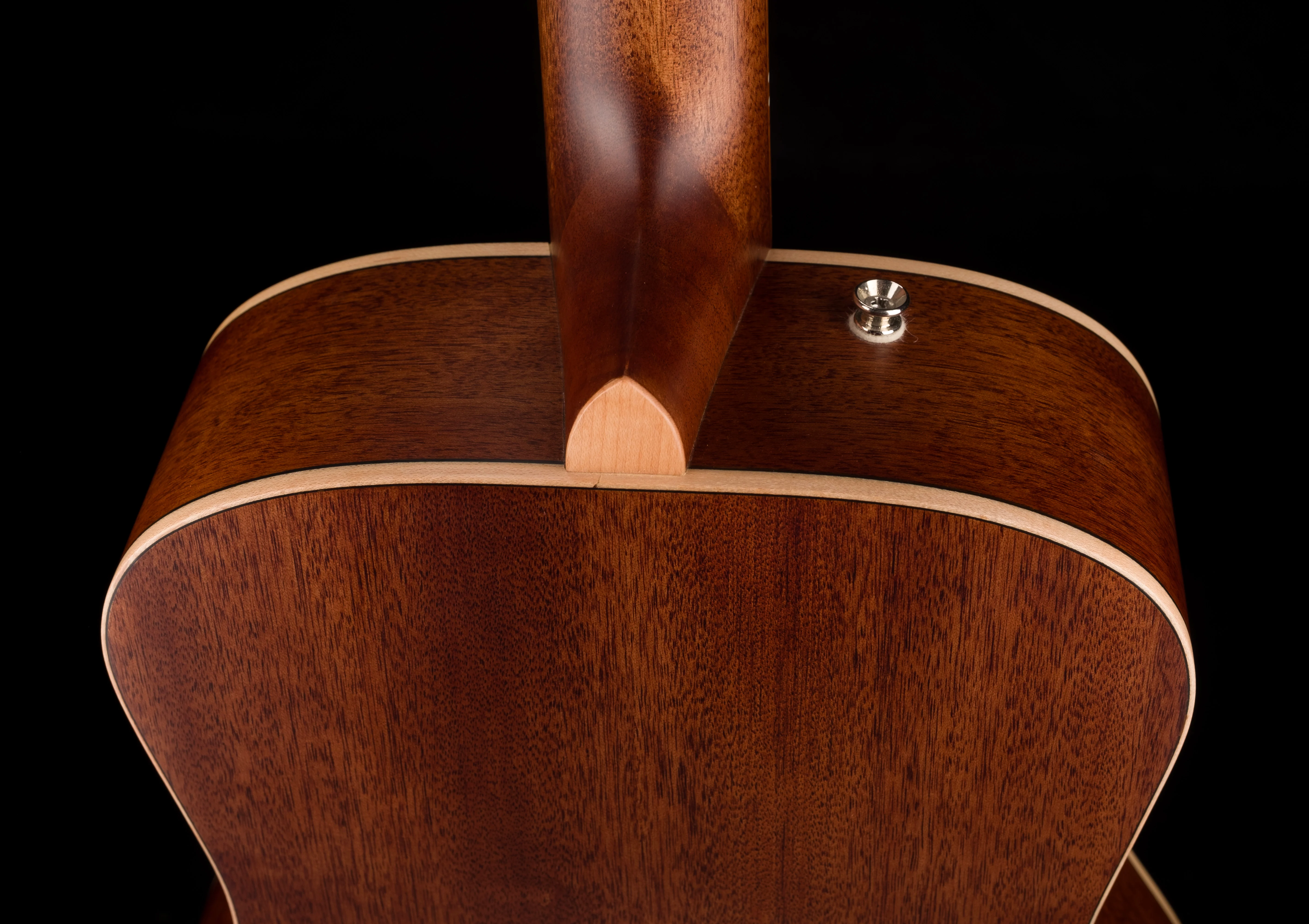 Used Fender Malibu Special All Mahogany Natural Acoustic Guitar With Gig Bag - Image 15