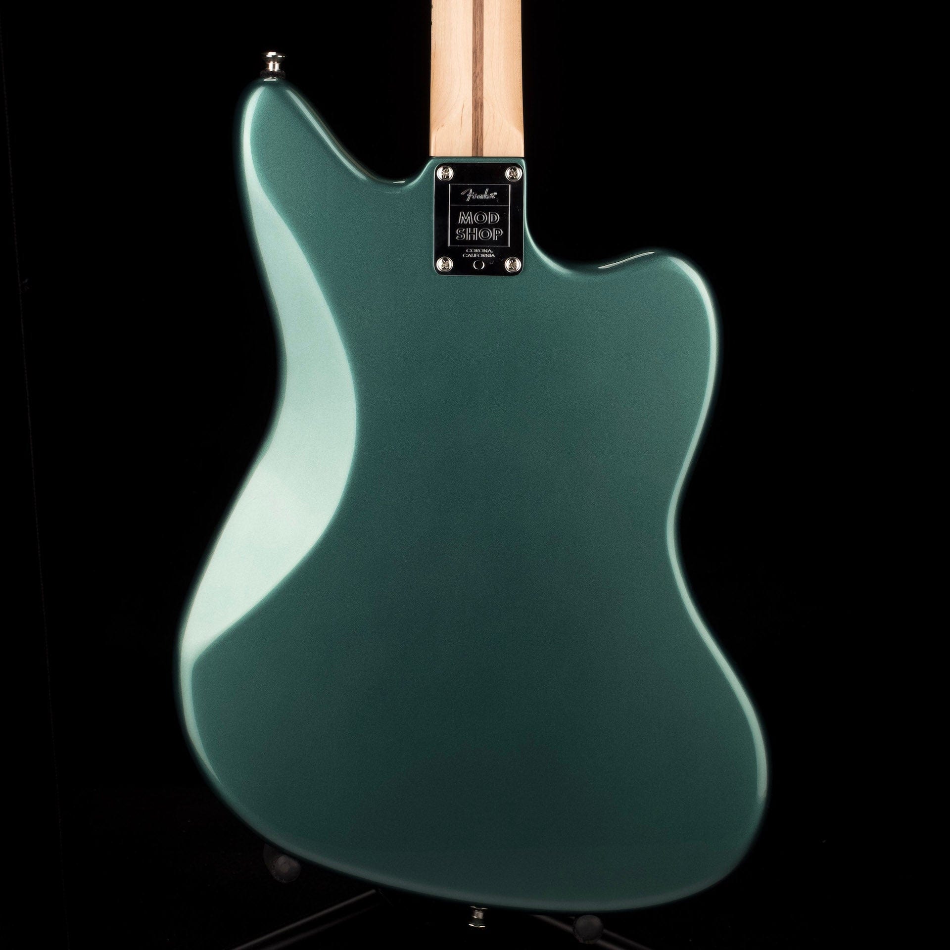 Used Fender Mod Shop Jaguar Left-Handed Sherwood Green With Case - Image 12