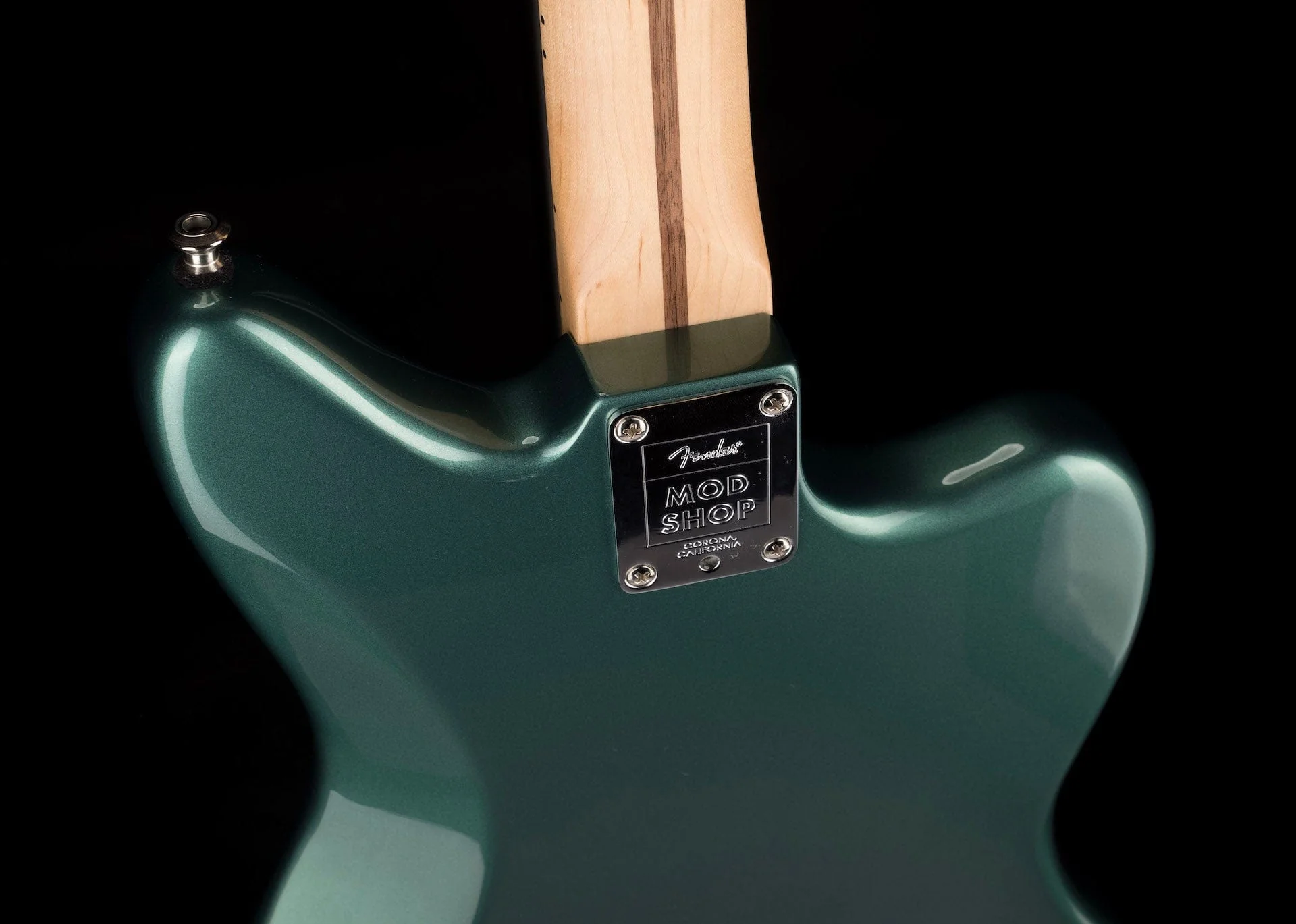 Used Fender Mod Shop Jaguar Left-Handed Sherwood Green With Case - Image 14