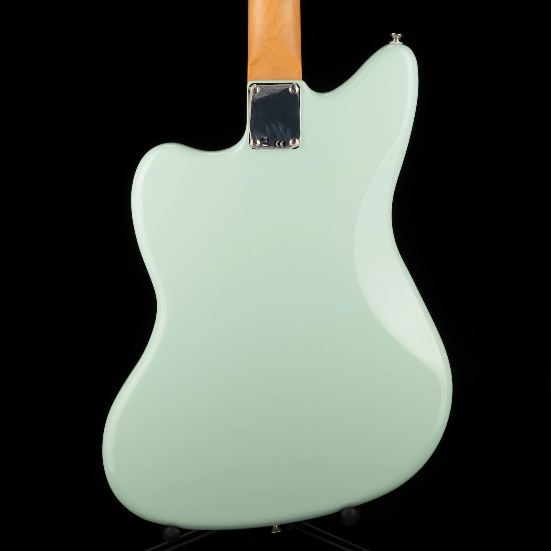 Used Fender Noventa Jazzmaster Surf Green Electric Guitar With Gig Bag - Image 11