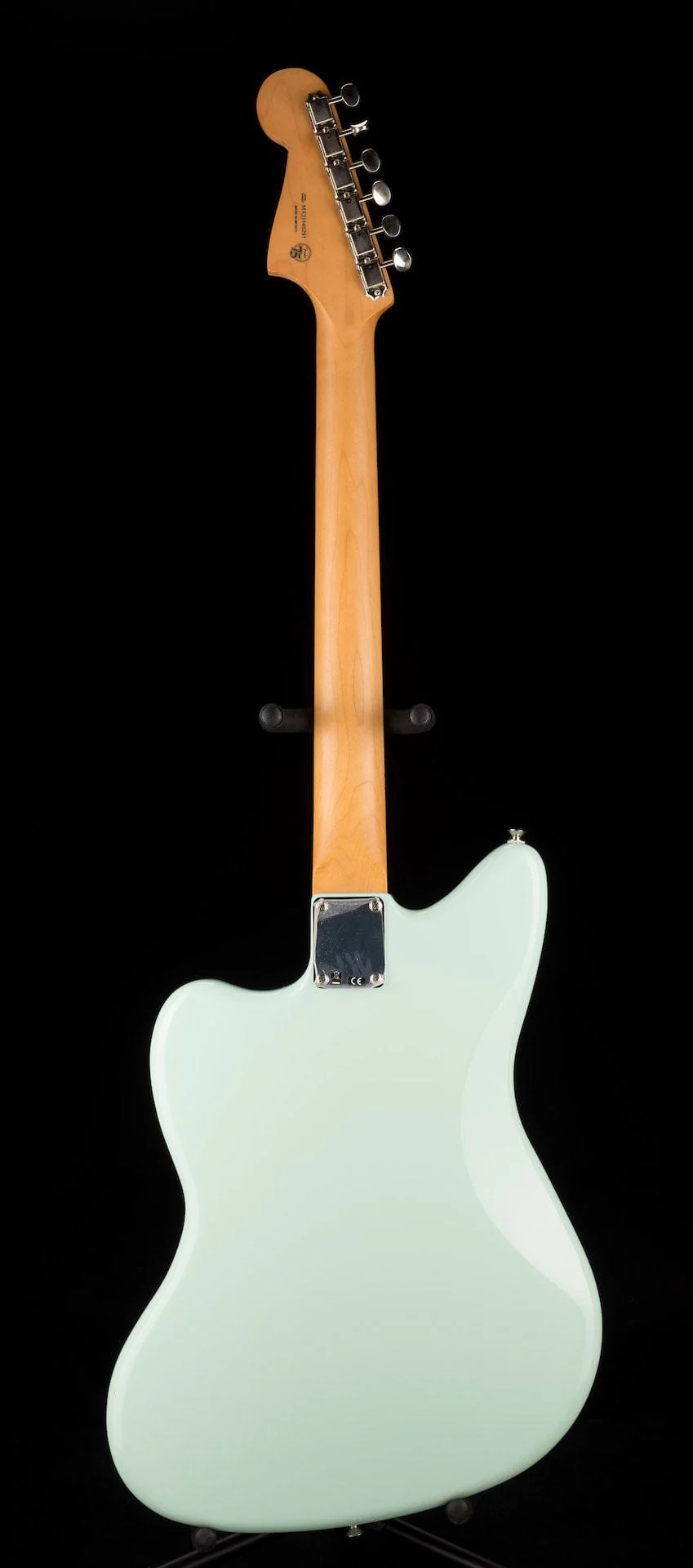 Used Fender Noventa Jazzmaster Surf Green Electric Guitar With Gig Bag - Image 12