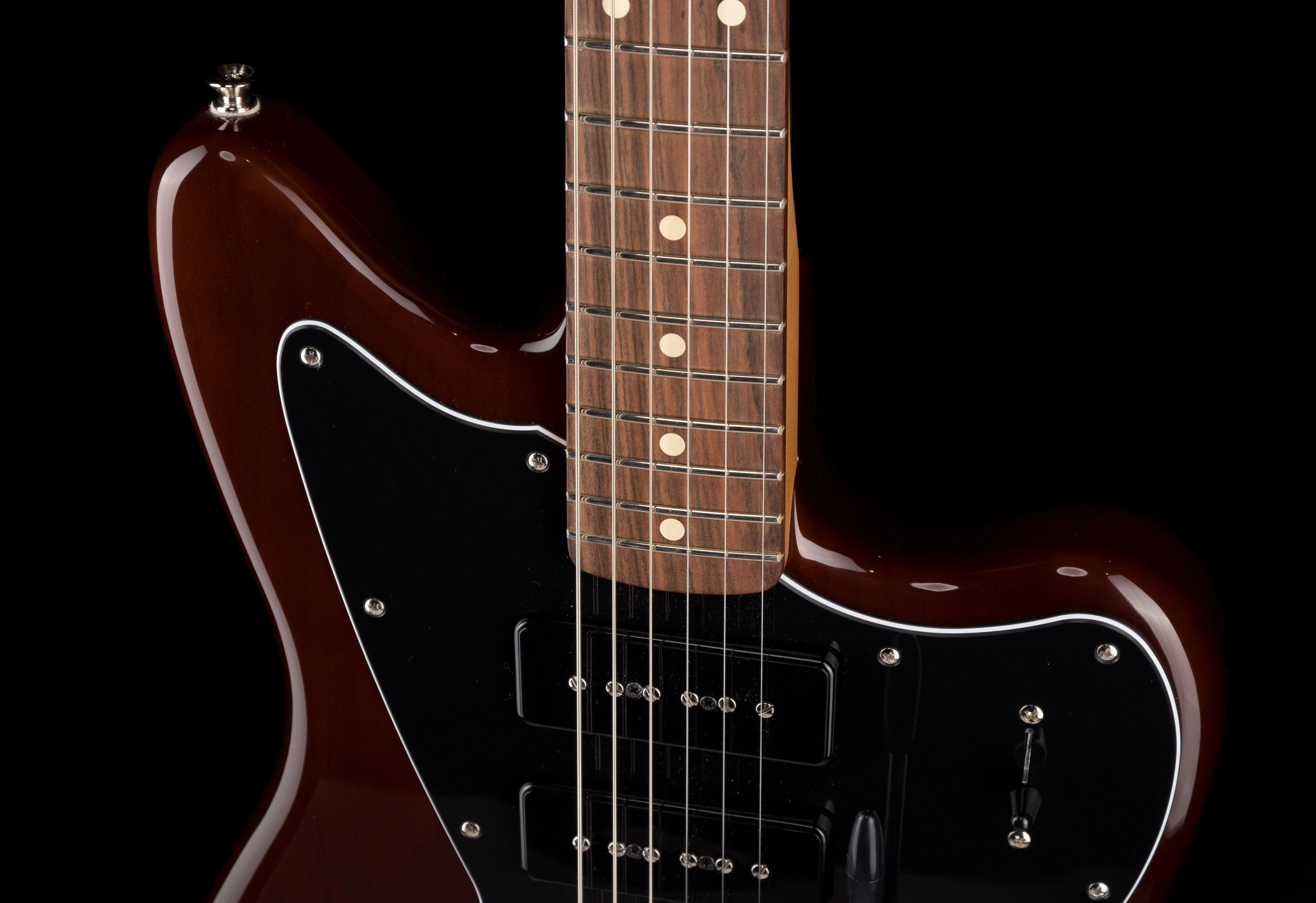 Used Fender Noventa Jazzmaster Walnut Electric Guitar With Gig Bag - Image 3