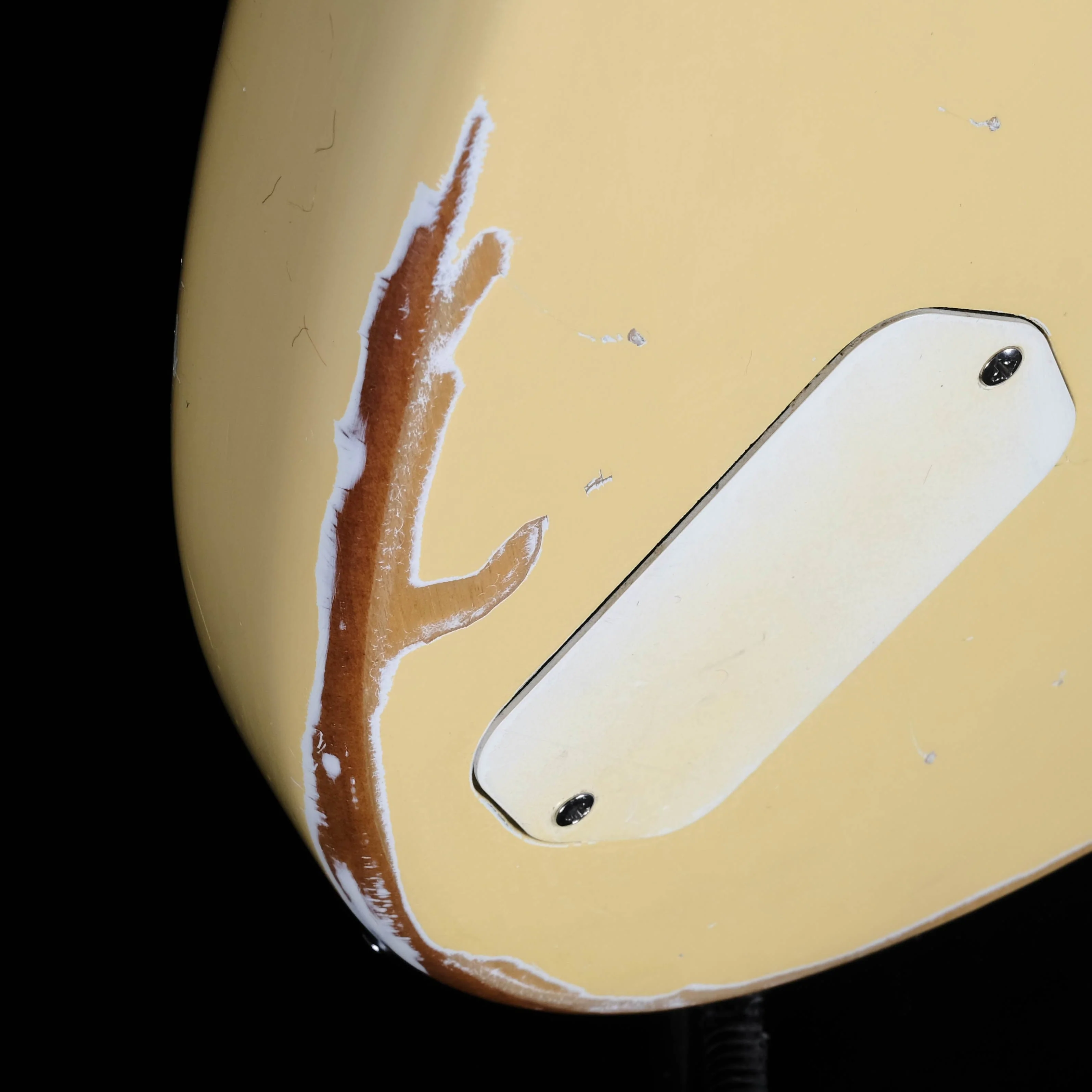 Used All Parts Lic. by Fender Relic Stratocaster Roland GK2A Pickup Olympic White Guitar HSC - Image 10