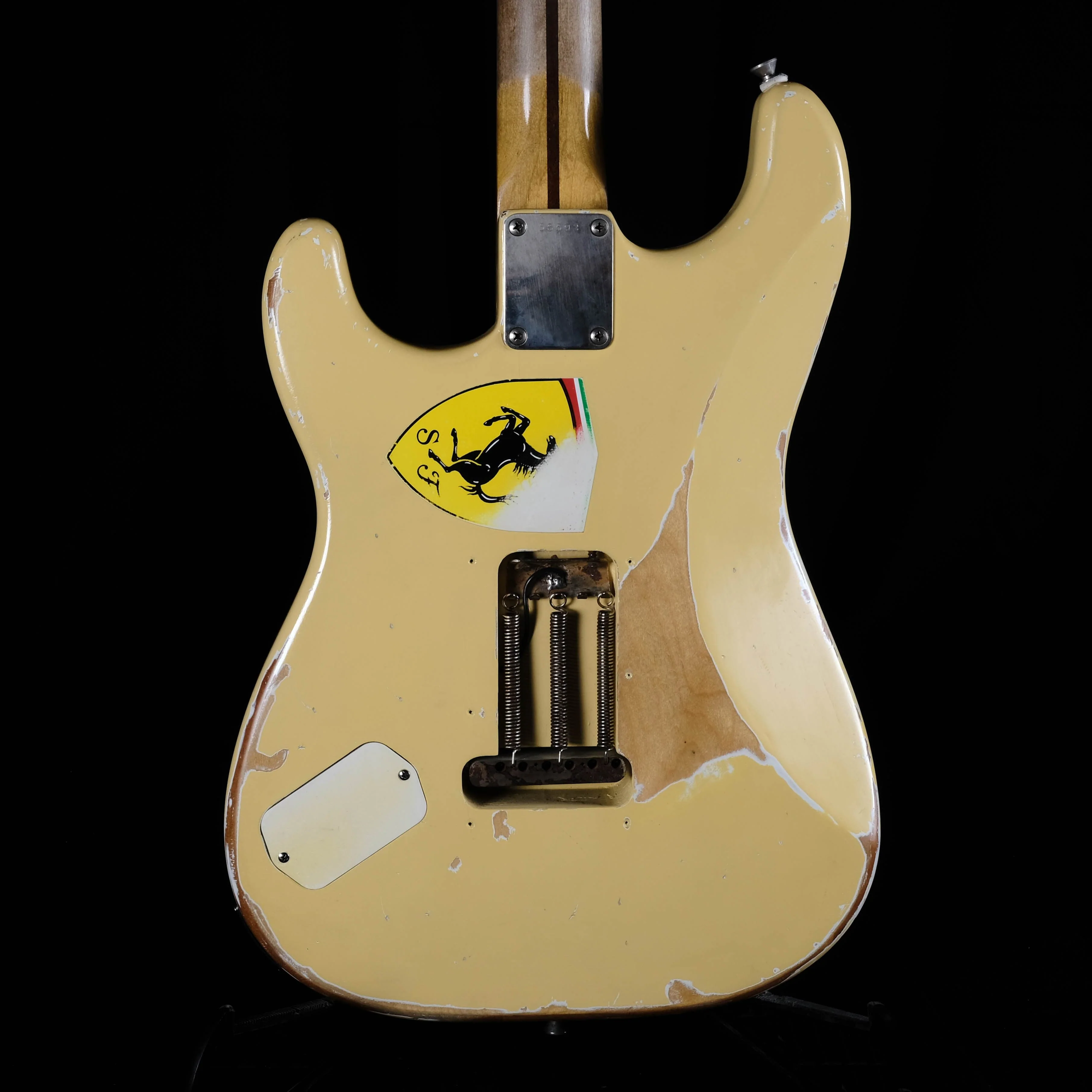 Used All Parts Lic. by Fender Relic Stratocaster Roland GK2A Pickup Olympic White Guitar HSC - Image 8