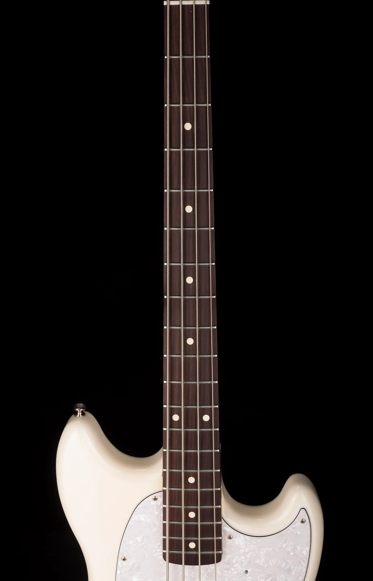 Used Fender Pawn Shop Mustang Bass Olympic White - Image 12