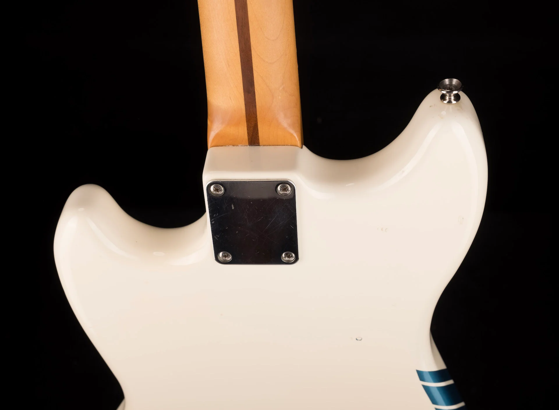 Used Fender Pawn Shop Mustang Bass Olympic White - Image 16