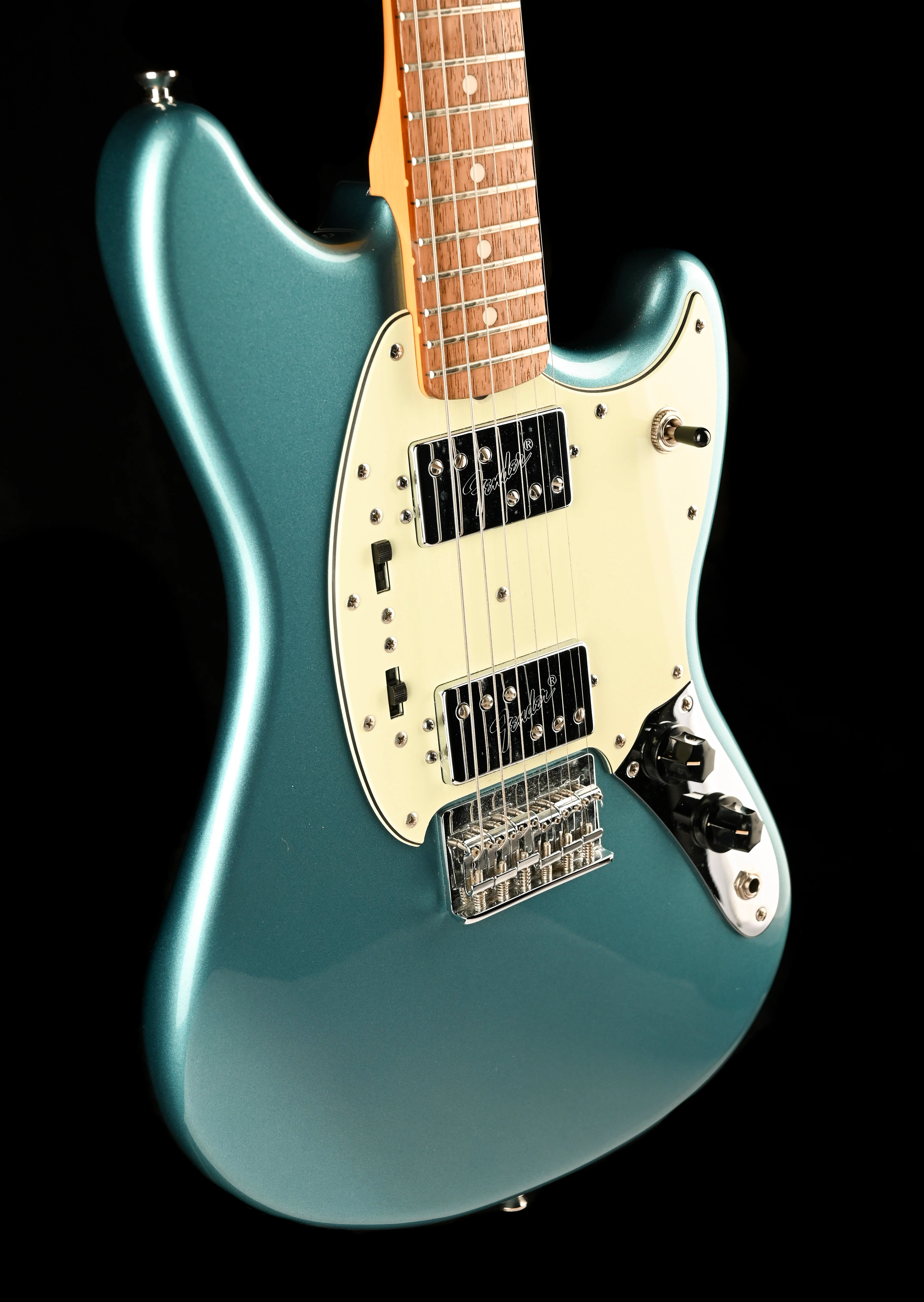 Used Fender Pawn Shop Mustang Special Lake Placid Blue with Case - Image 10