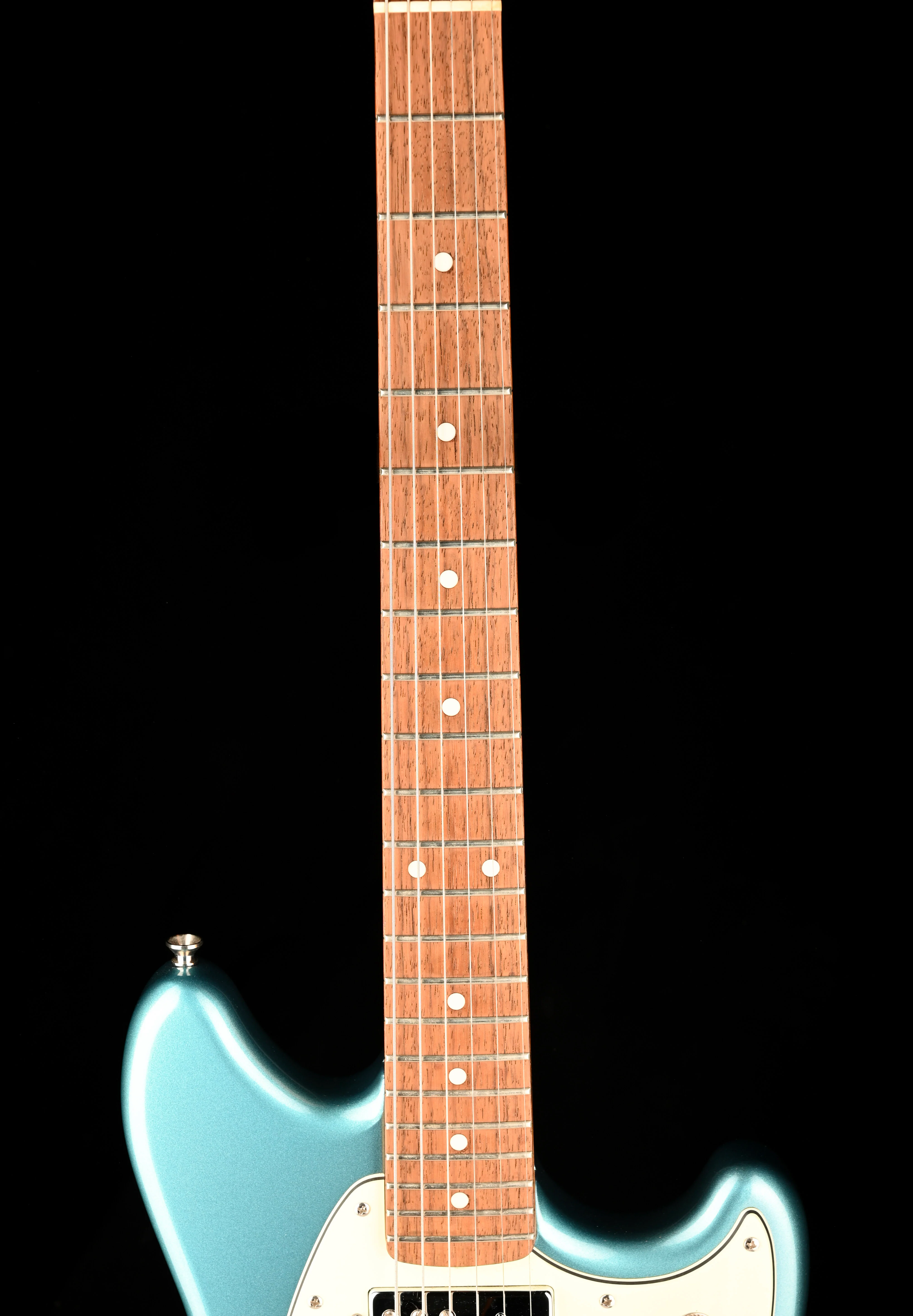 Used Fender Pawn Shop Mustang Special Lake Placid Blue with Case - Image 11