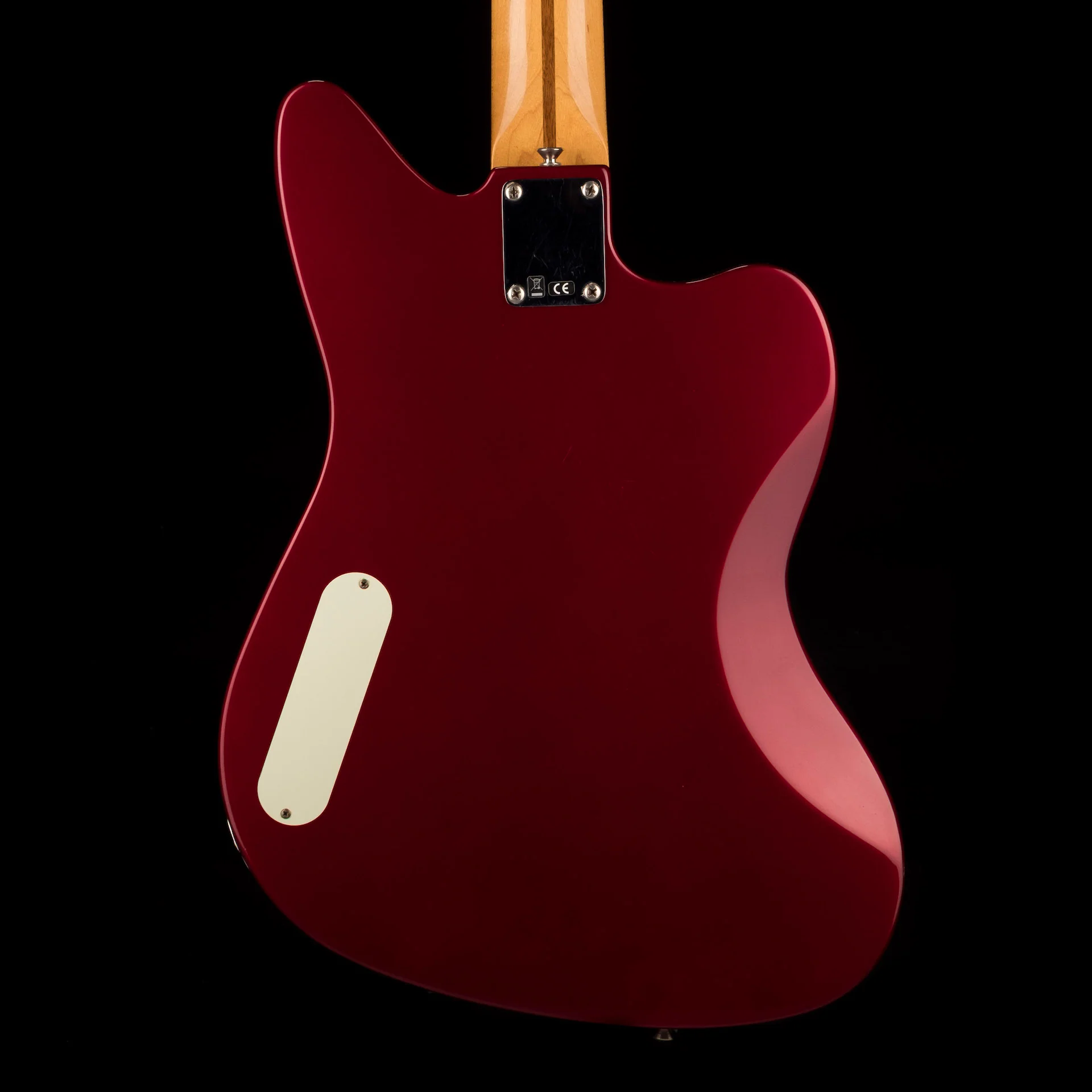 Used 2012 Fender Pawn Shop Reverse Jaguar Bass Candy Apple Red - Image 12