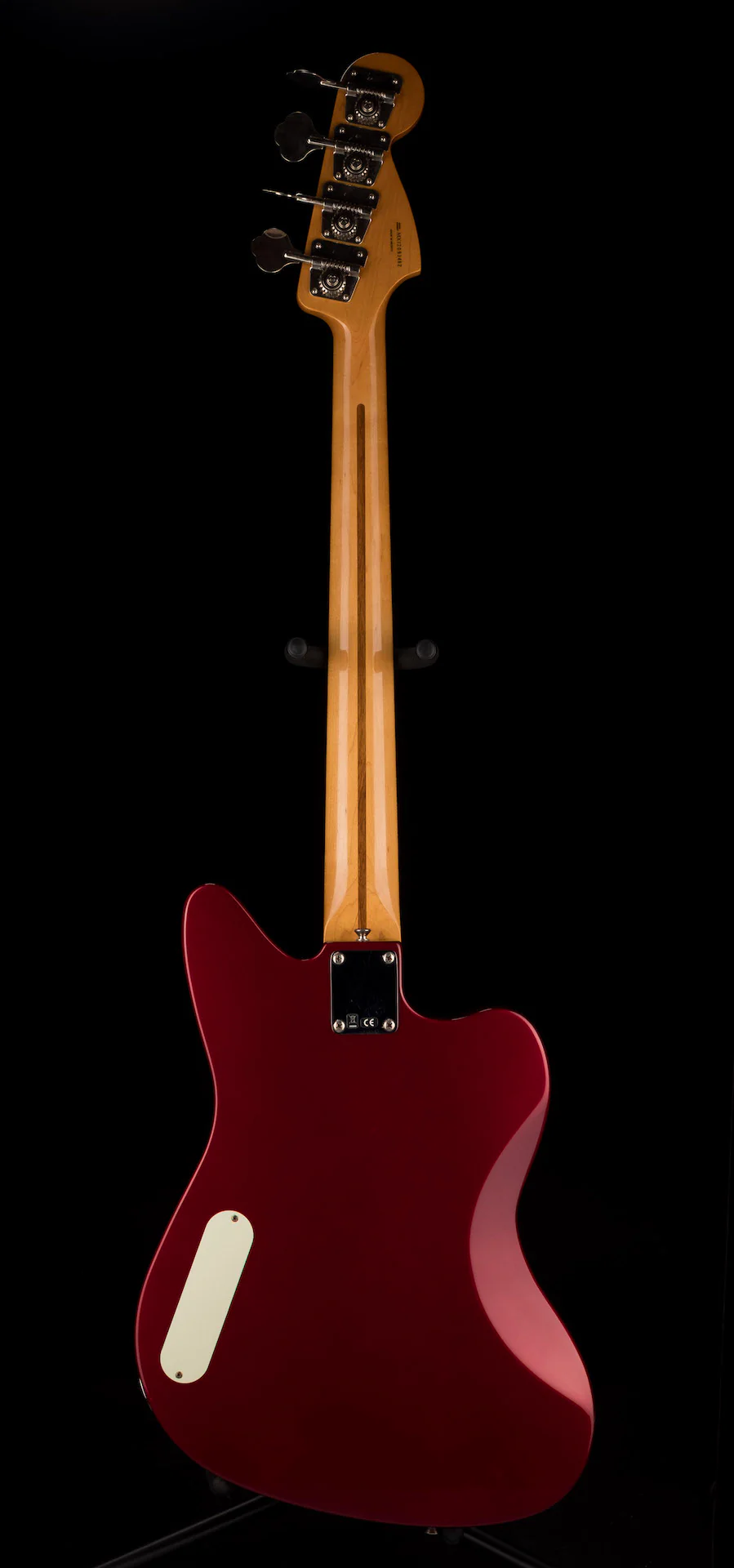 Used 2012 Fender Pawn Shop Reverse Jaguar Bass Candy Apple Red - Image 13
