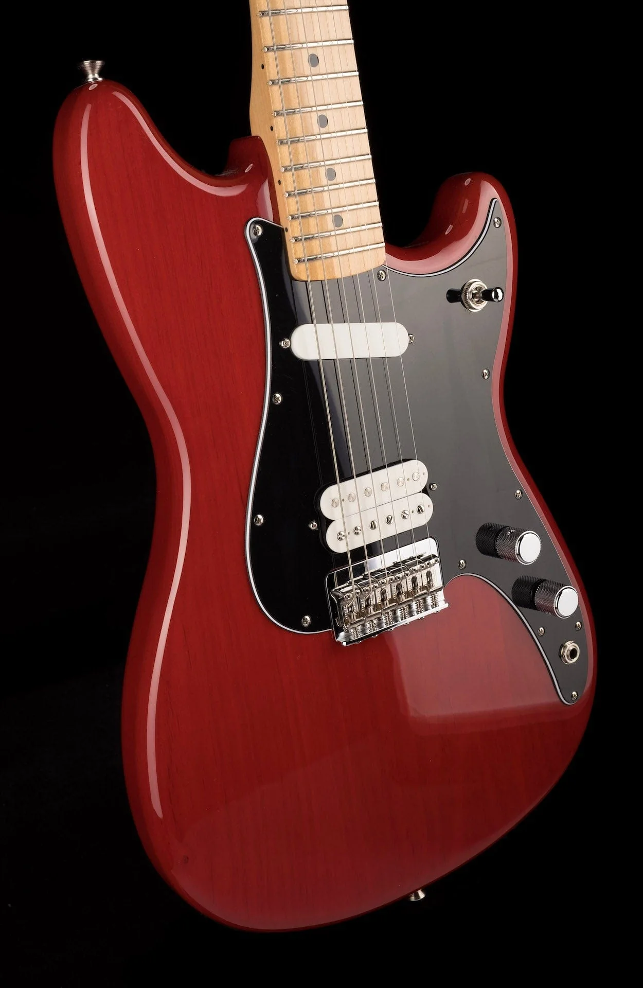 Used 2020 Fender Player Duo-Sonic HS Crimson Red Transparent with Gig Bag - Image 10