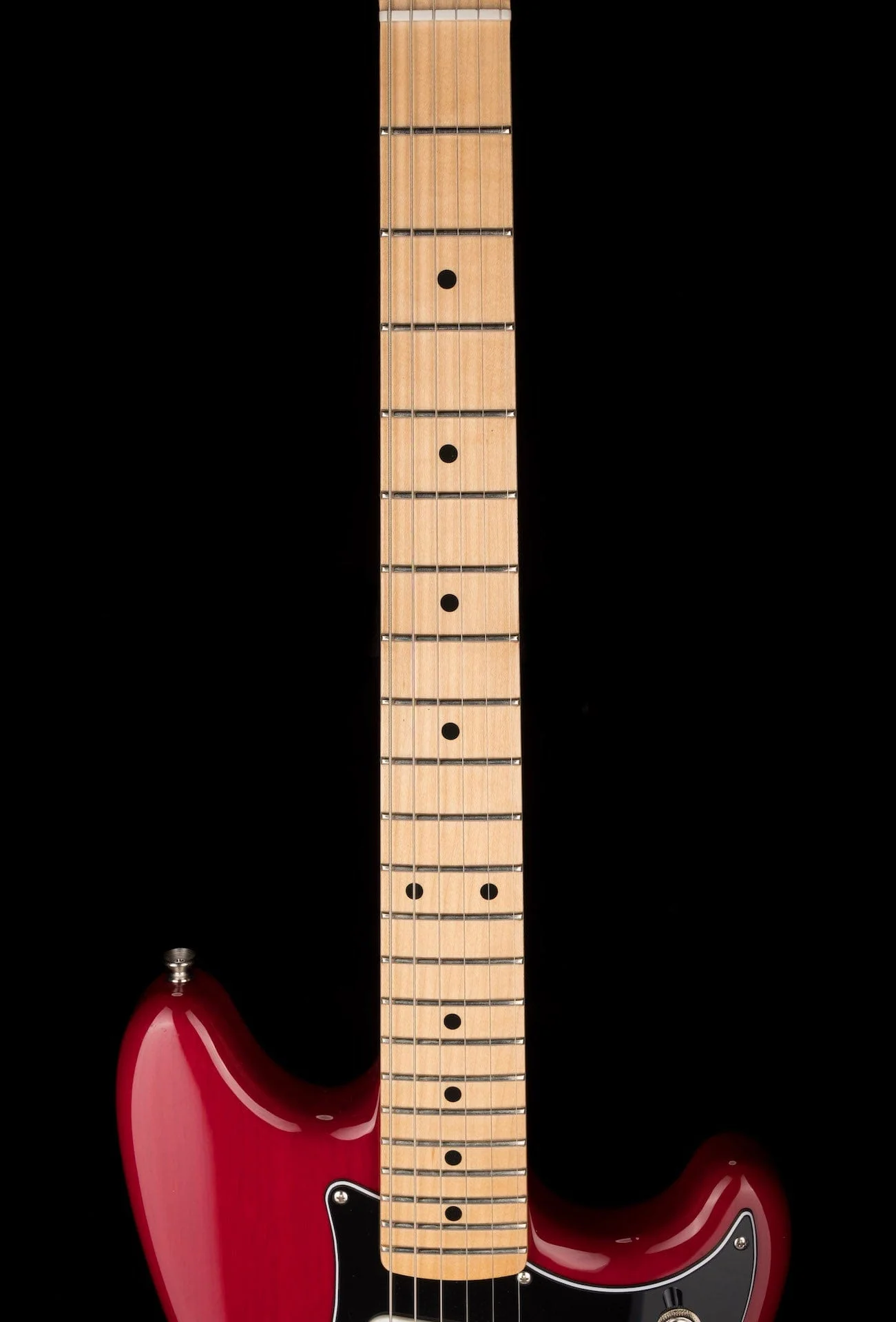 Used 2020 Fender Player Duo-Sonic HS Crimson Red Transparent with Gig Bag - Image 11