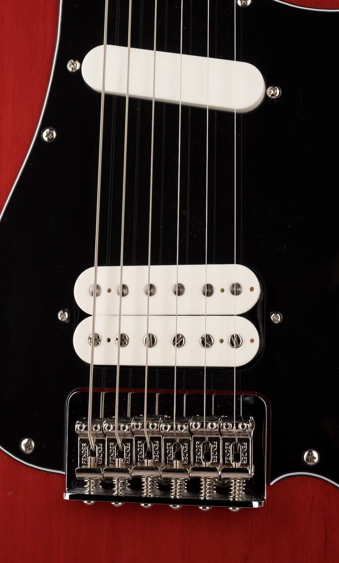 Used 2020 Fender Player Duo-Sonic HS Crimson Red Transparent with Gig Bag - Image 7