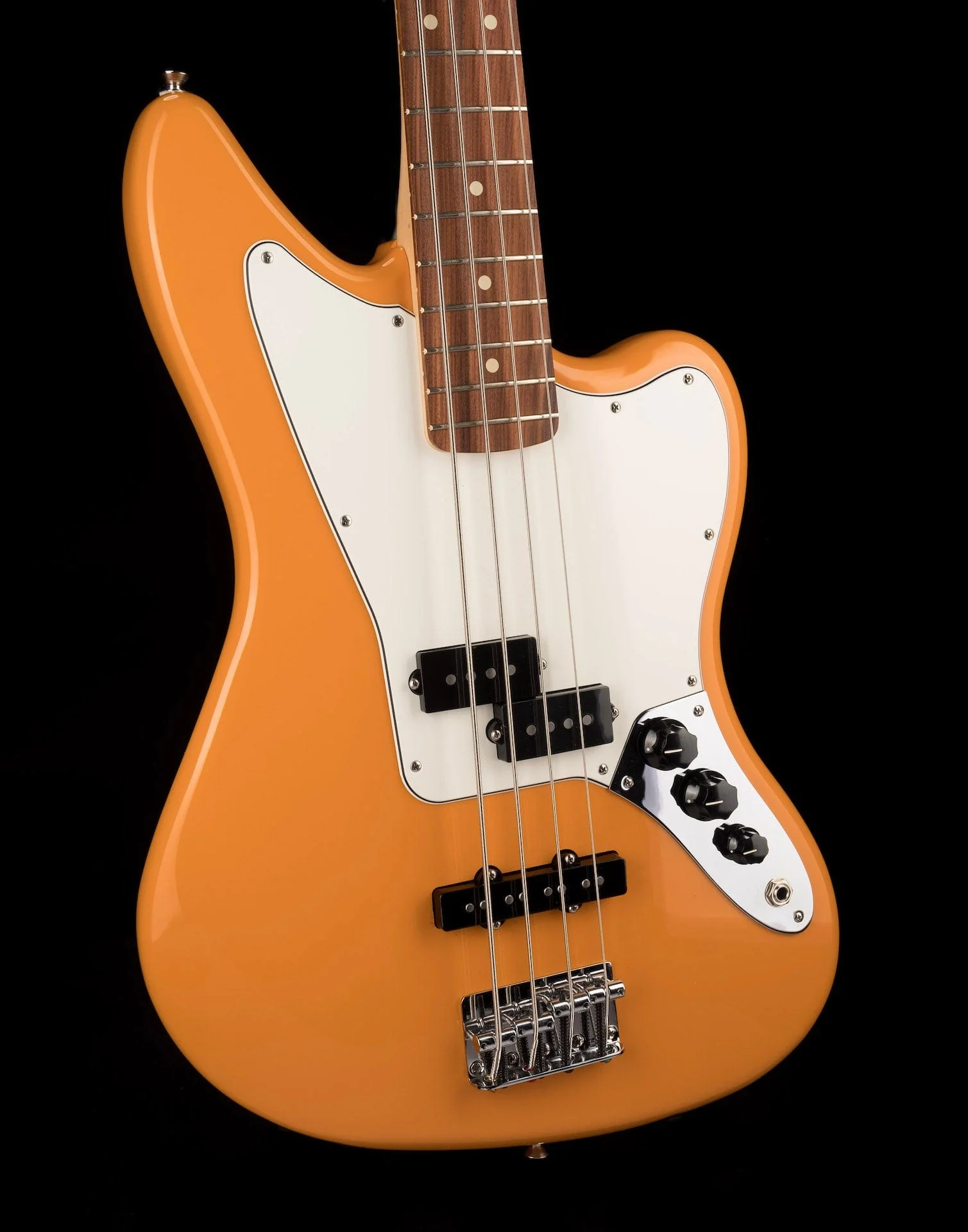 Used Fender Player Jaguar Bass Capri Orange - Image 10