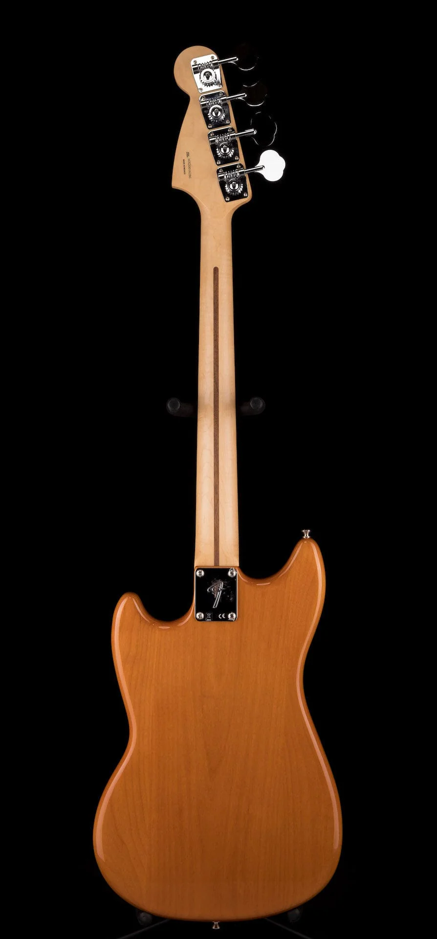 Used Fender Player Mustang Bass PJ Pau Ferro Aged Natural with Gig Bag - Image 12