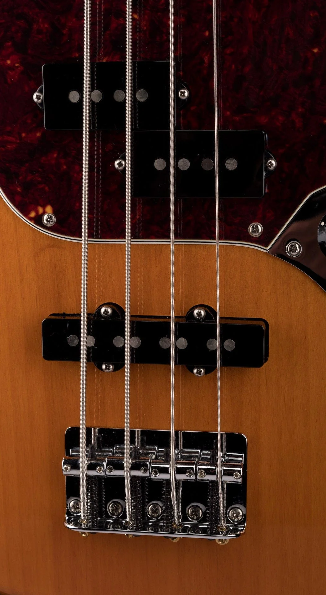 Used Fender Player Mustang Bass PJ Pau Ferro Aged Natural with Gig Bag - Image 6