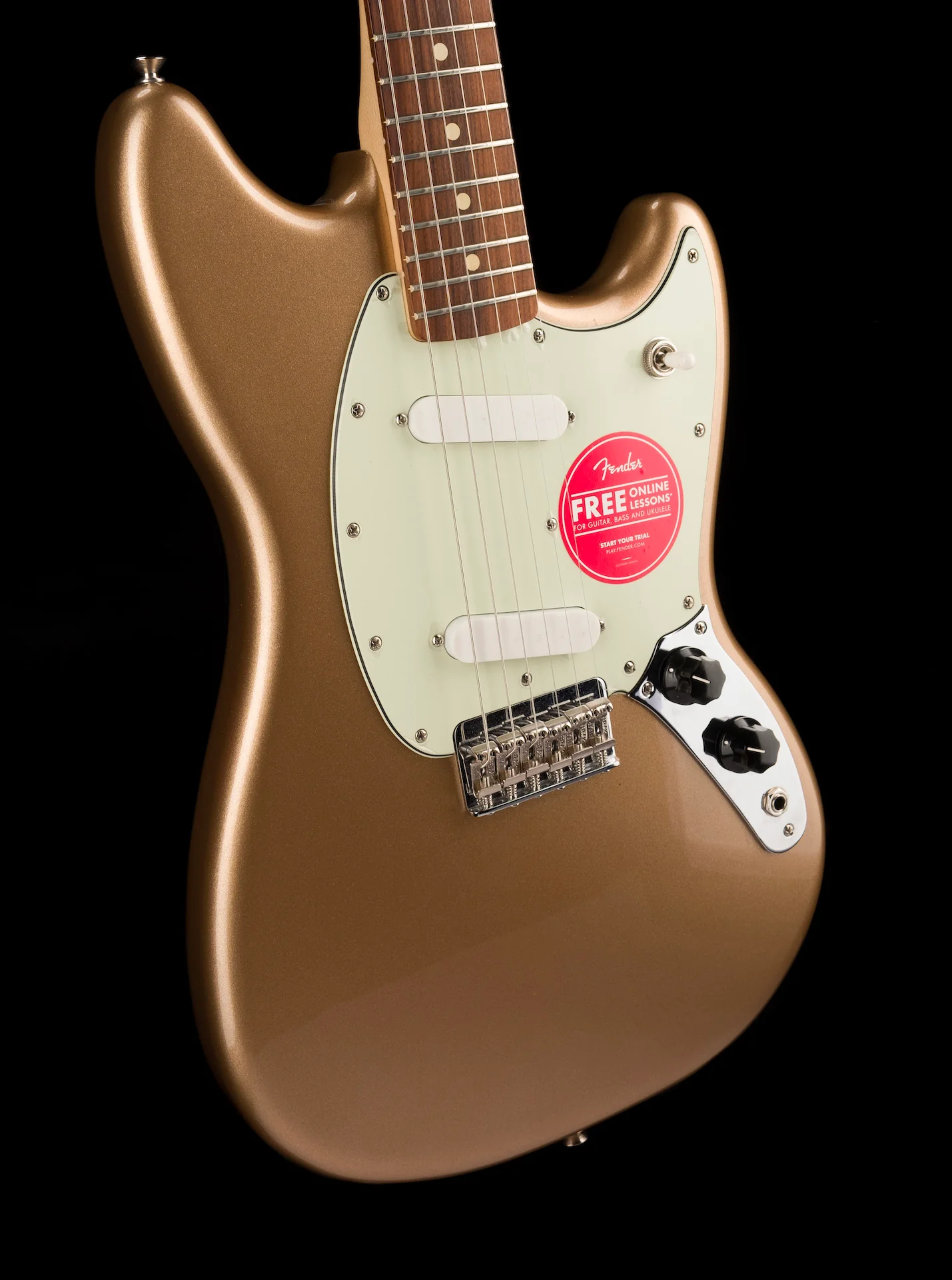 Used Fender Player Mustang Firemist Gold - Image 10