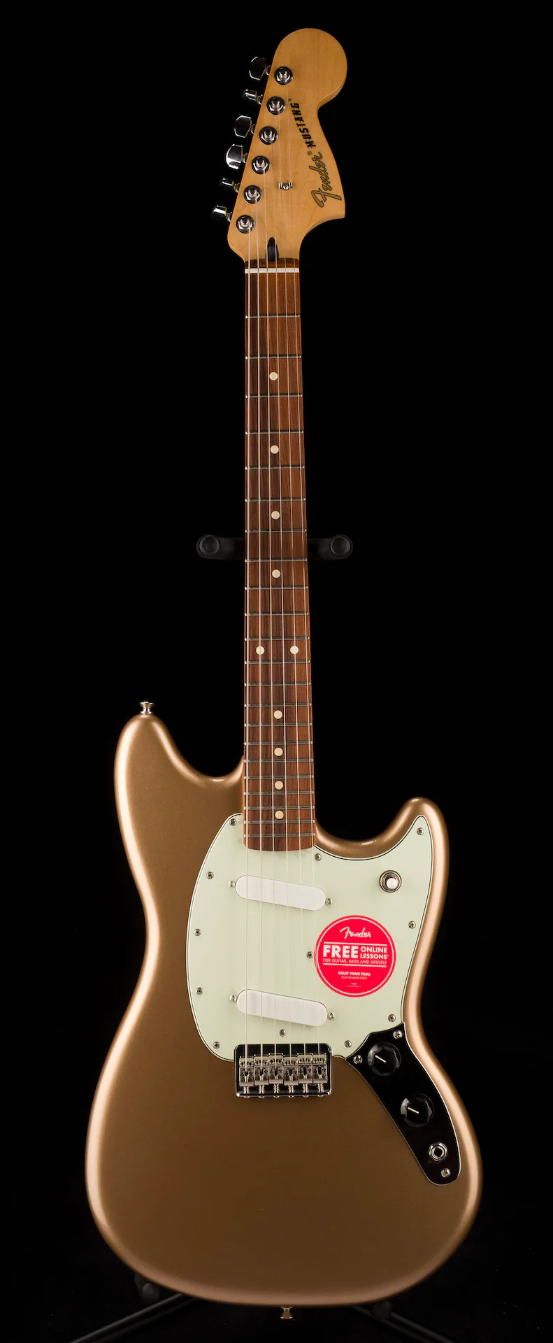 Used Fender Player Mustang Firemist Gold - Image 2