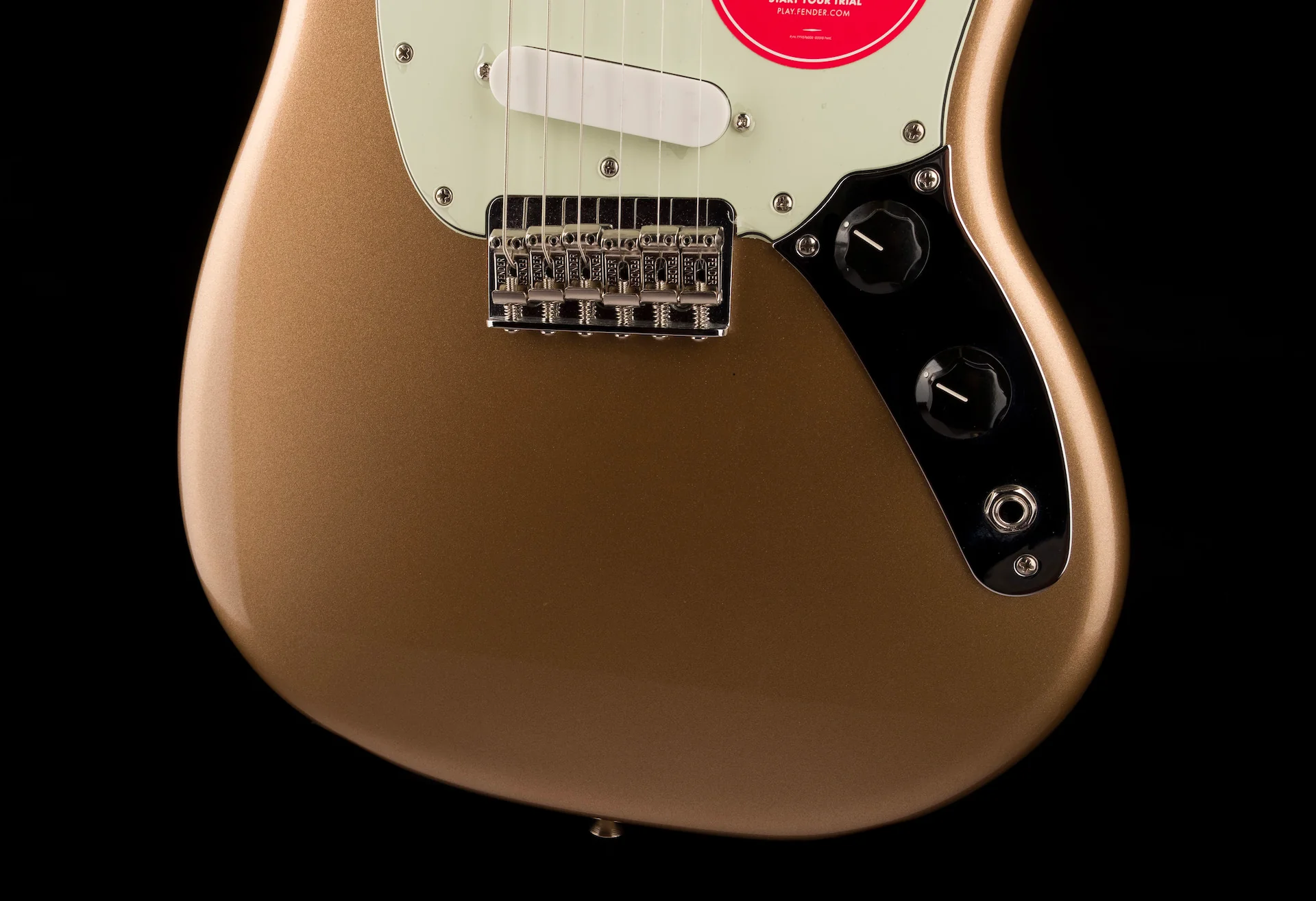 Used Fender Player Mustang Firemist Gold - Image 5