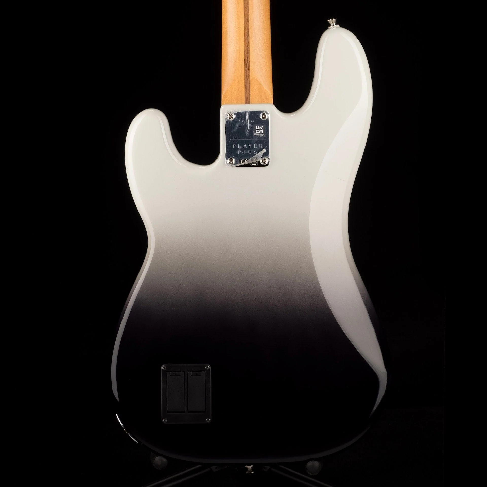 Used Fender Player Plus Active Precision Bass Silver Smoke with Gig Bag - Image 11
